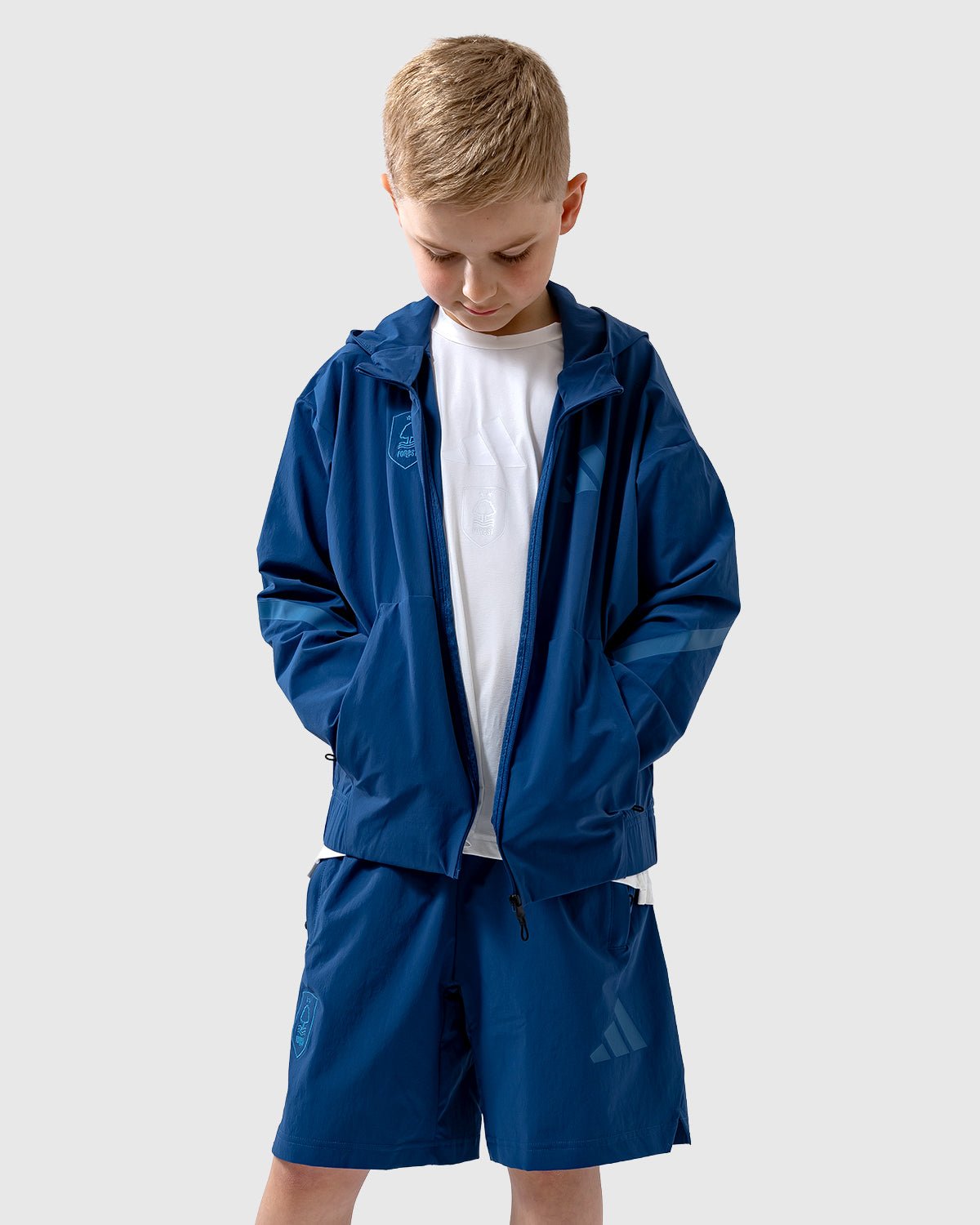 NFFC adidas Junior White ZNE T-Shirt - Nottingham Forest FC