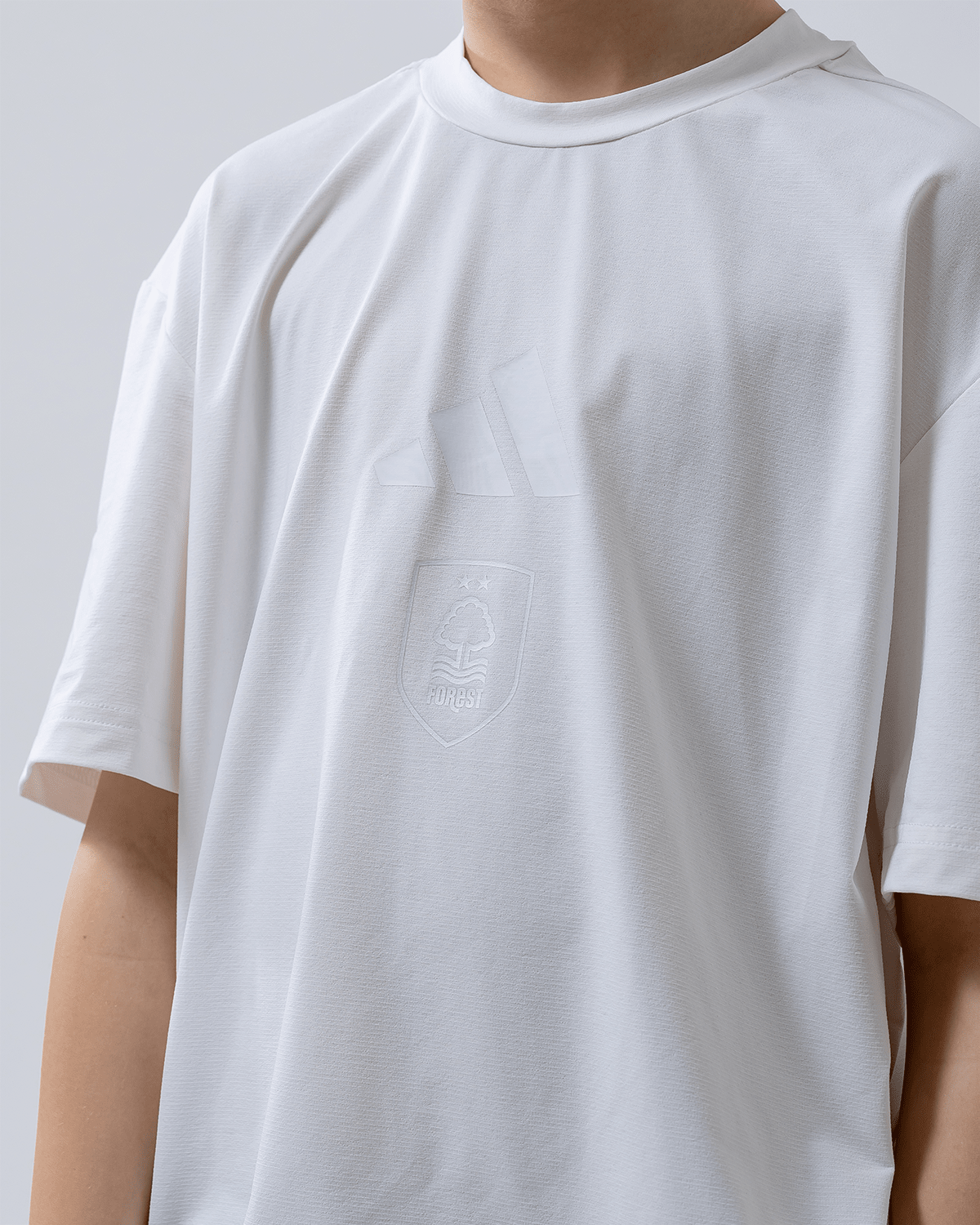 NFFC adidas Junior White ZNE T-Shirt - Nottingham Forest FC