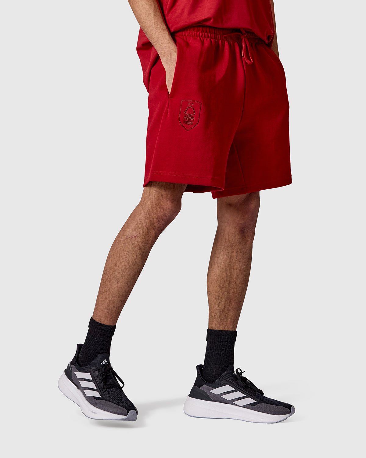 NFFC adidas Maroon ZNE Shorts - Nottingham Forest FC