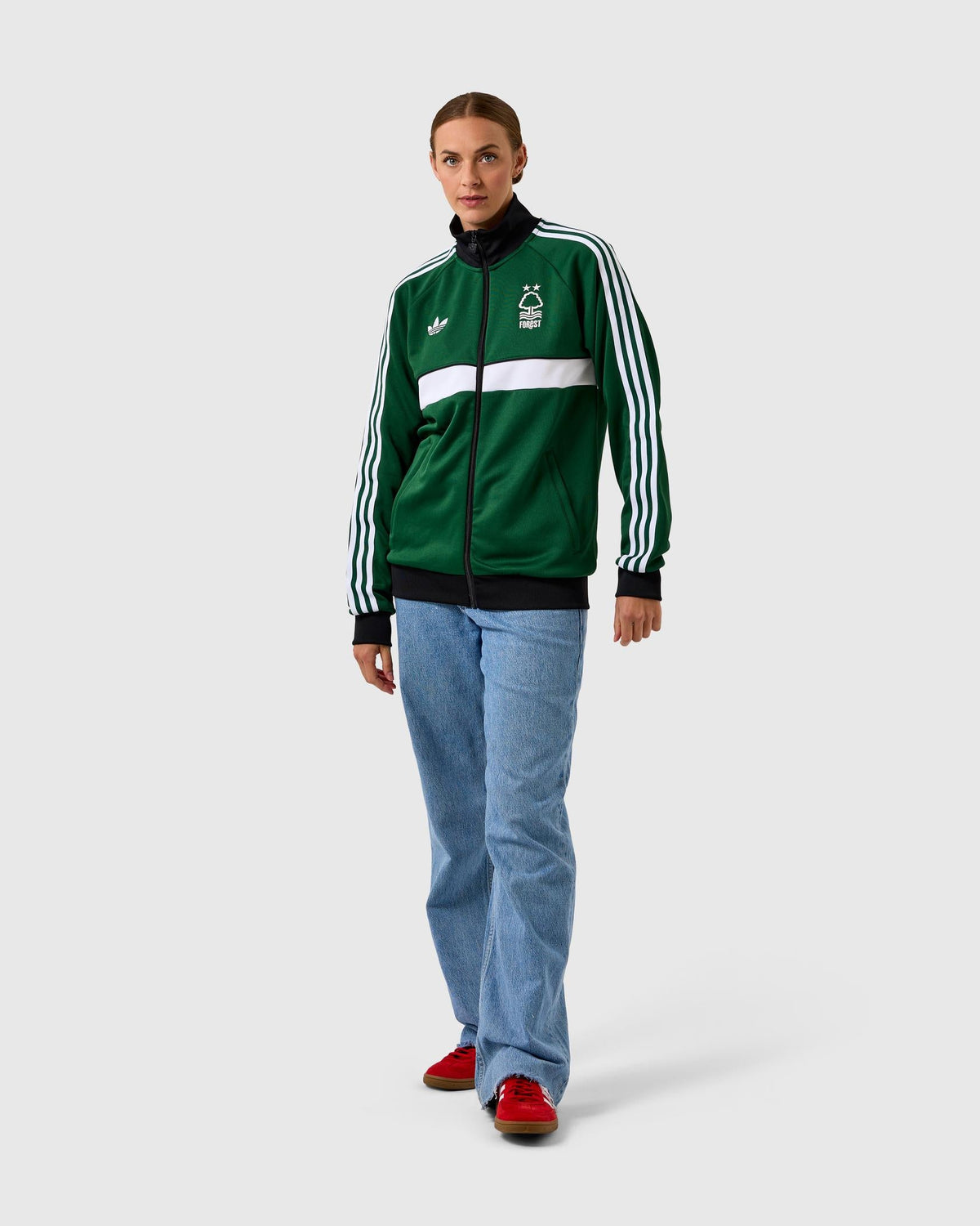 NFFC adidas Originals Green Track Top - Nottingham Forest FC