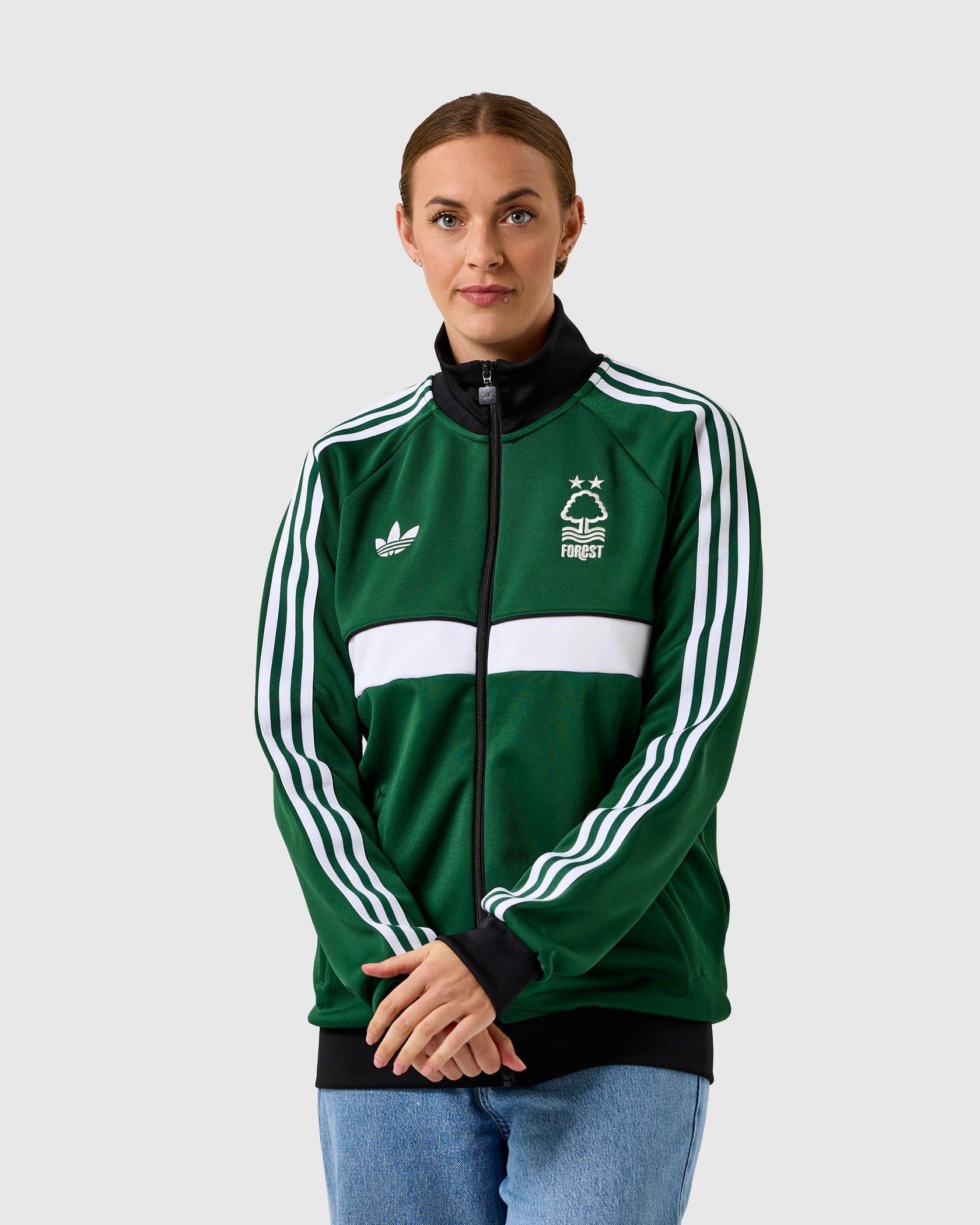 NFFC adidas Originals Green Track Top - Nottingham Forest FC