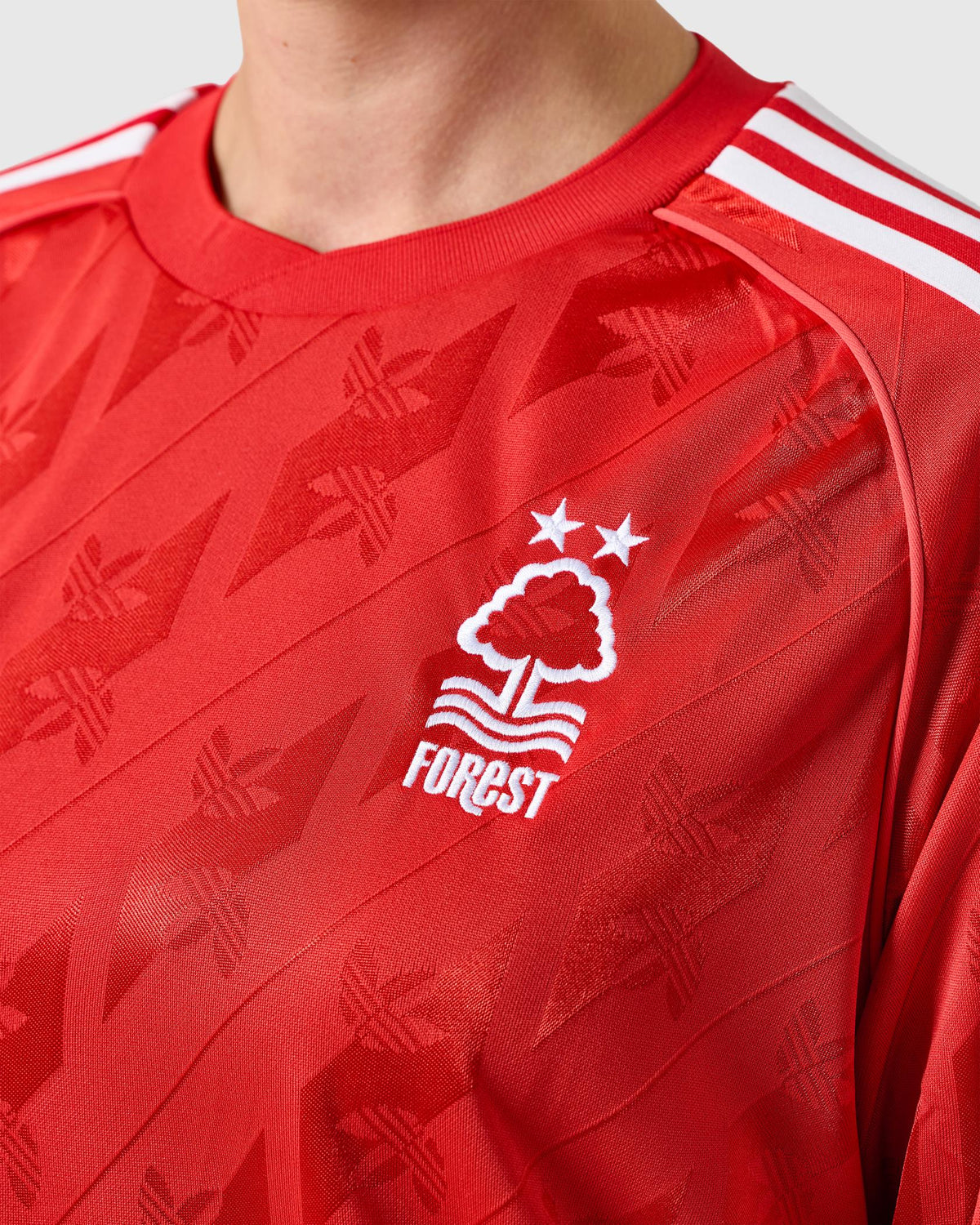 NFFC adidas Originals Red Long Sleeve Jersey - Nottingham Forest FC