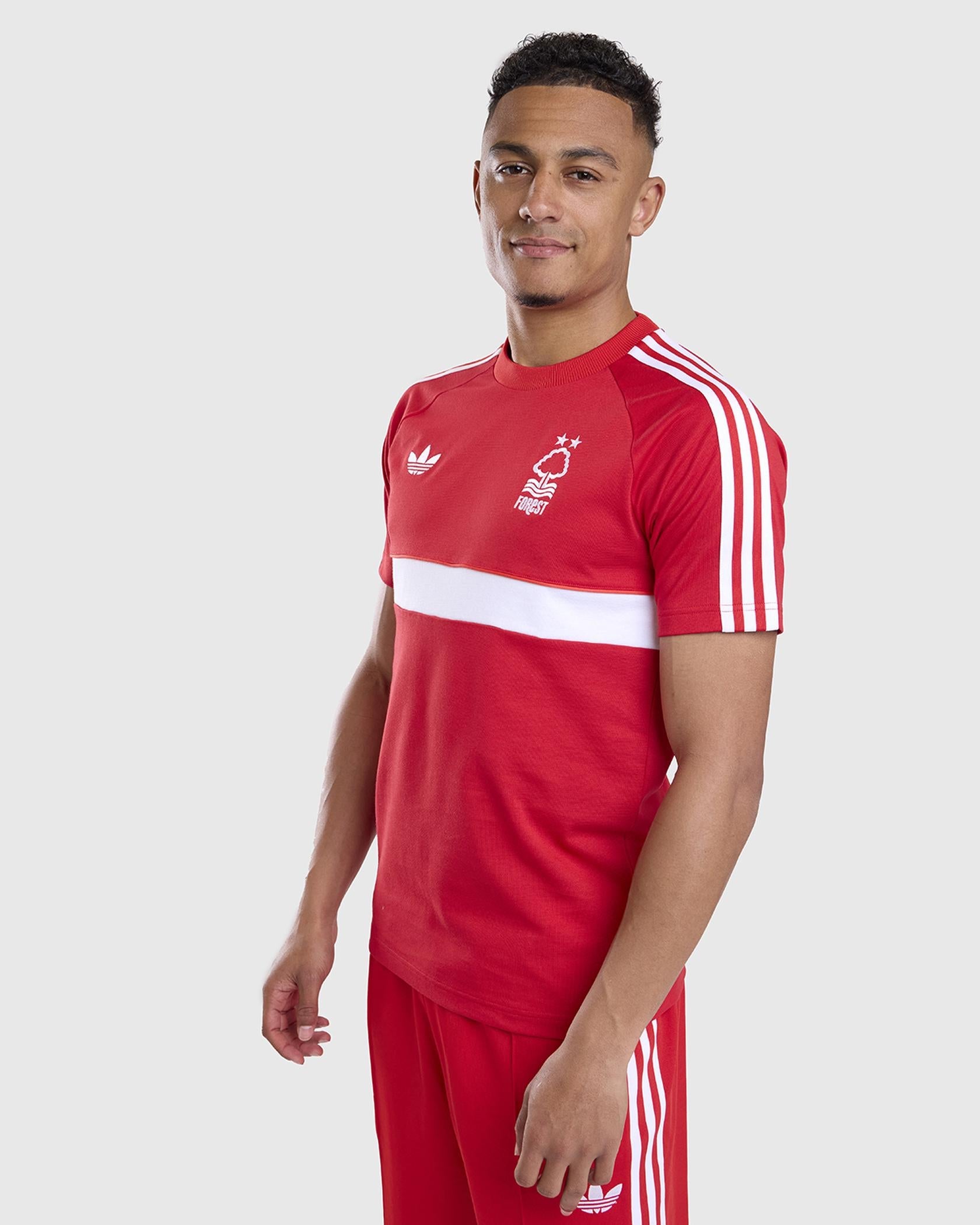NFFC adidas Originals Red T-Shirt - Nottingham Forest FC