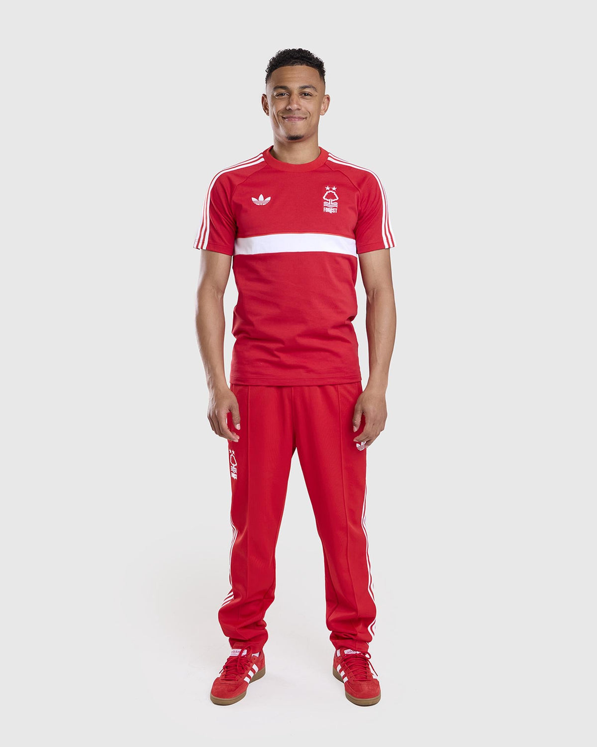 NFFC adidas Originals Red T-Shirt - Nottingham Forest FC