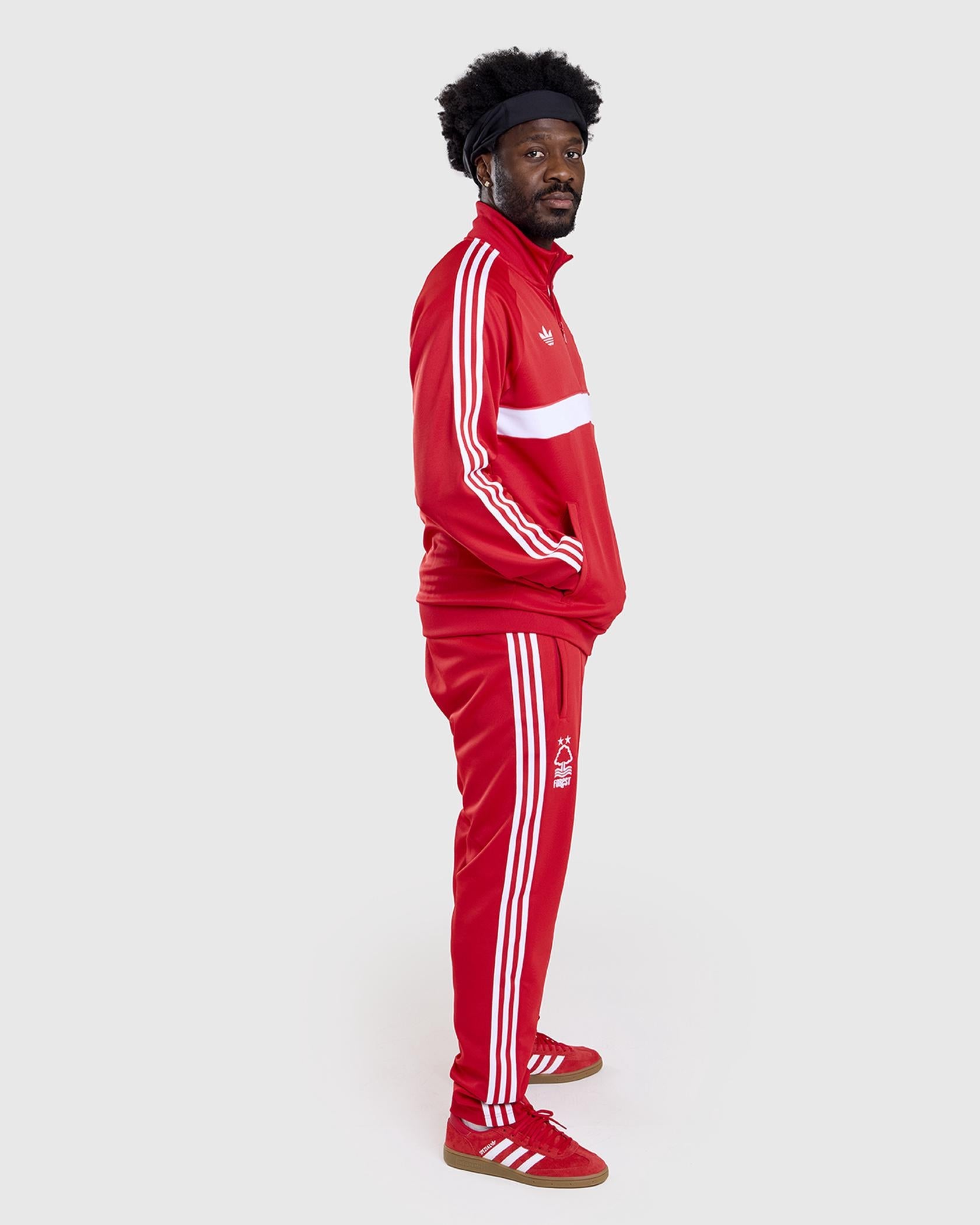 NFFC adidas Originals Red Track Pants - Nottingham Forest FC