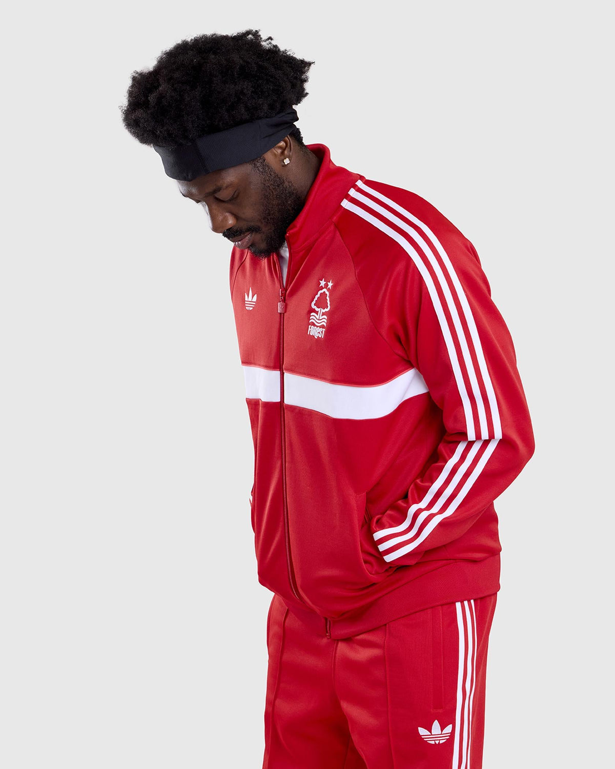 NFFC adidas Originals Red Track Top - Nottingham Forest FC