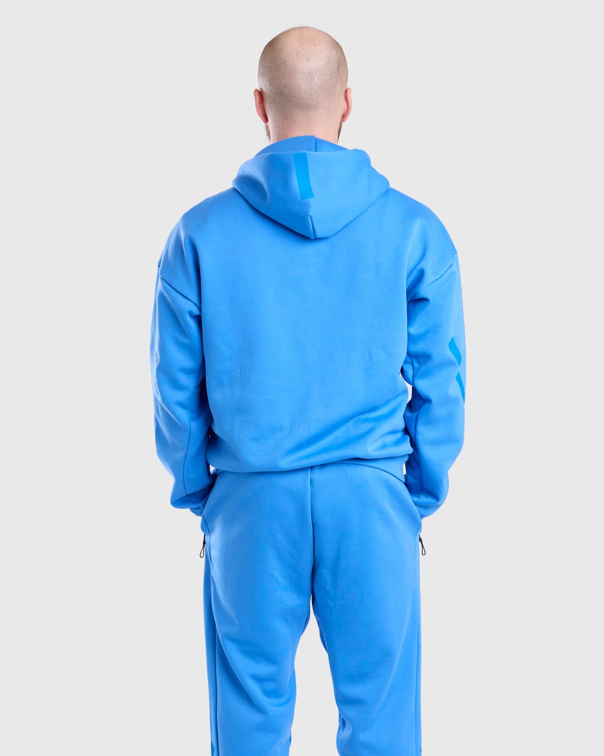 NFFC adidas Ray-Blue ZNE Full Zip Hoodie - Nottingham Forest FC
