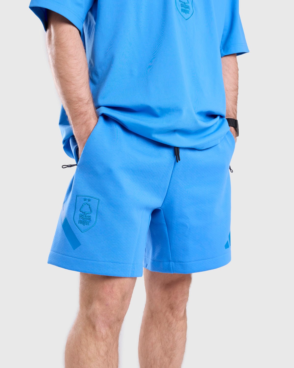 NFFC adidas Ray-Blue ZNE Shorts - Nottingham Forest FC