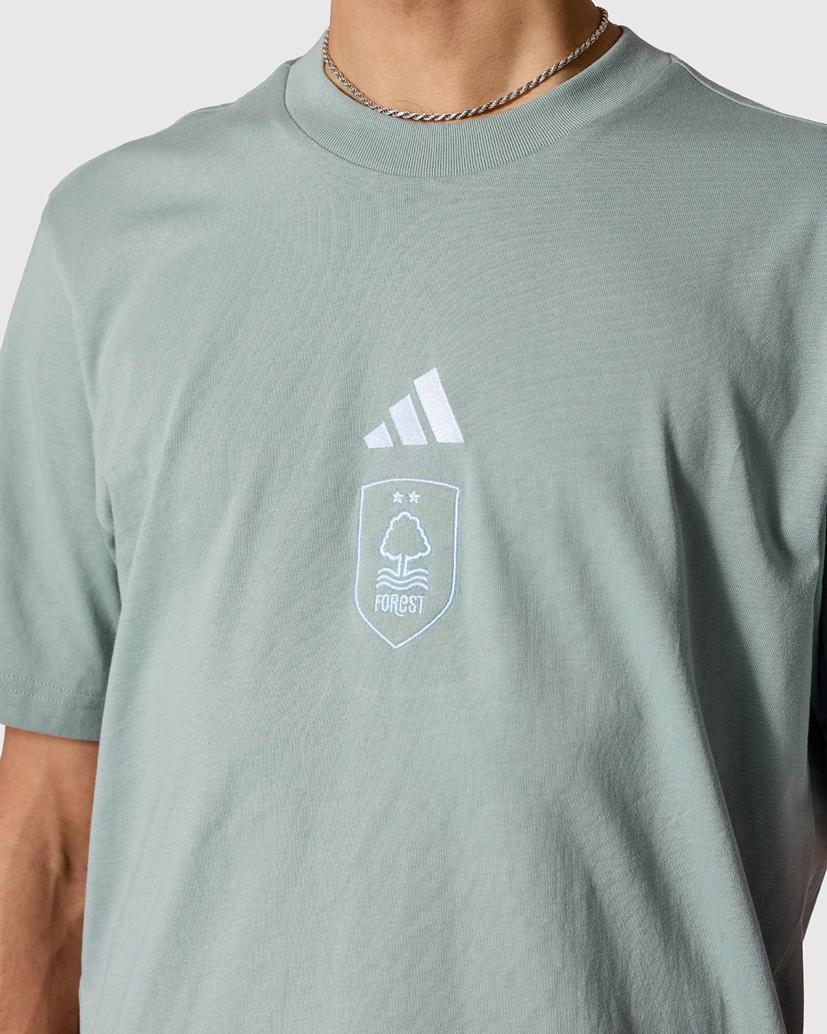 NFFC adidas Sage Small Logo T-Shirt - Nottingham Forest FC