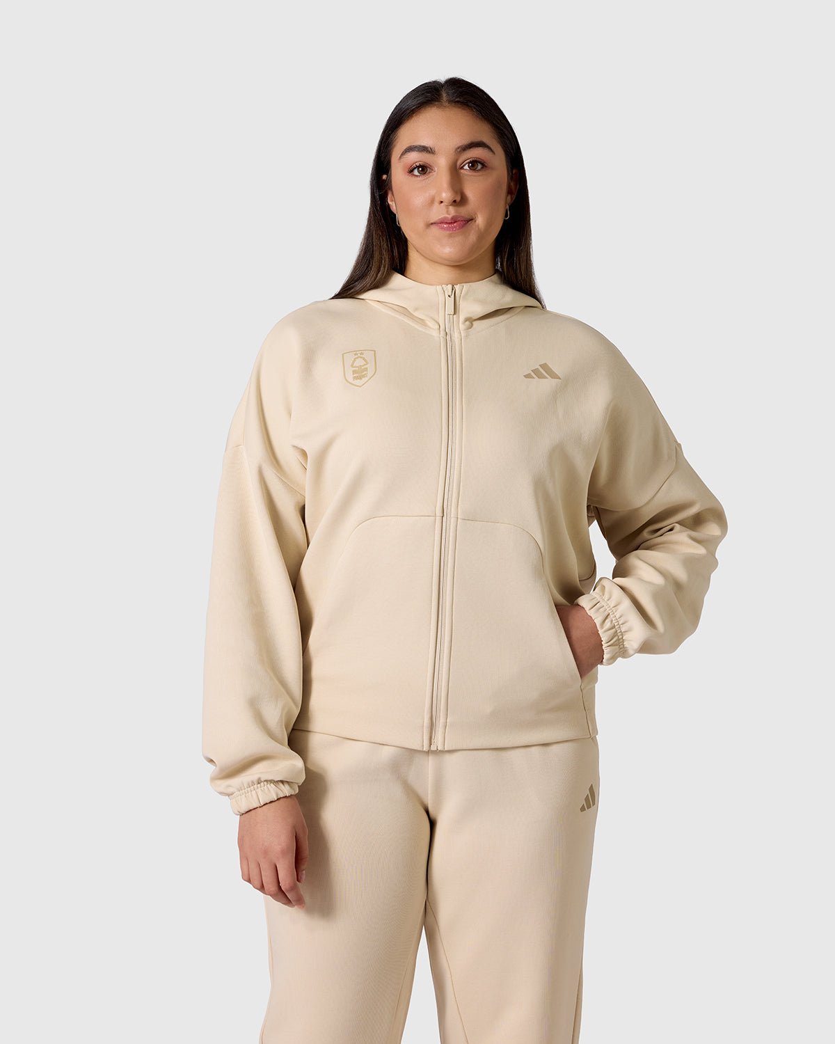 NFFC adidas Women's Crystal Future Icons Hoodie - Nottingham Forest FC