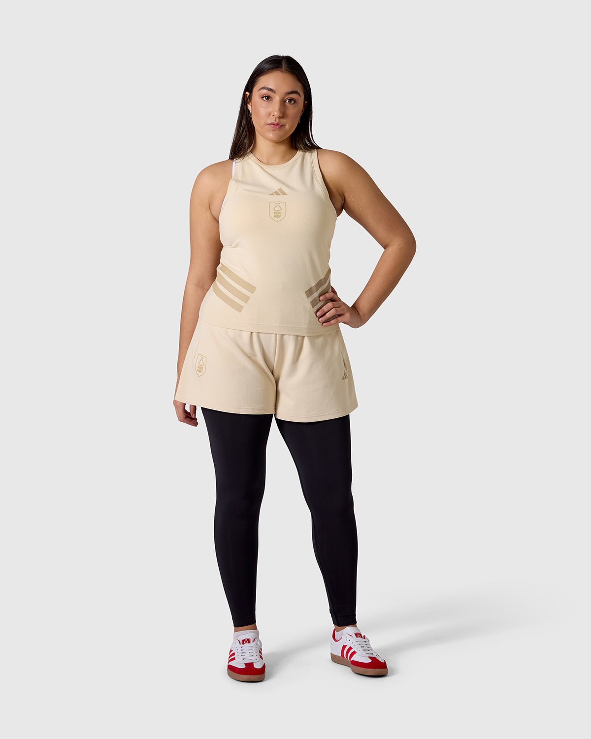 NFFC adidas Women's Crystal Future Icons Shorts - Nottingham Forest FC