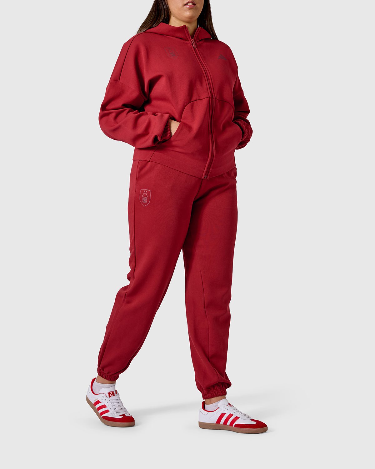 NFFC adidas Womens Maroon Future Icons Pant - Nottingham Forest FC