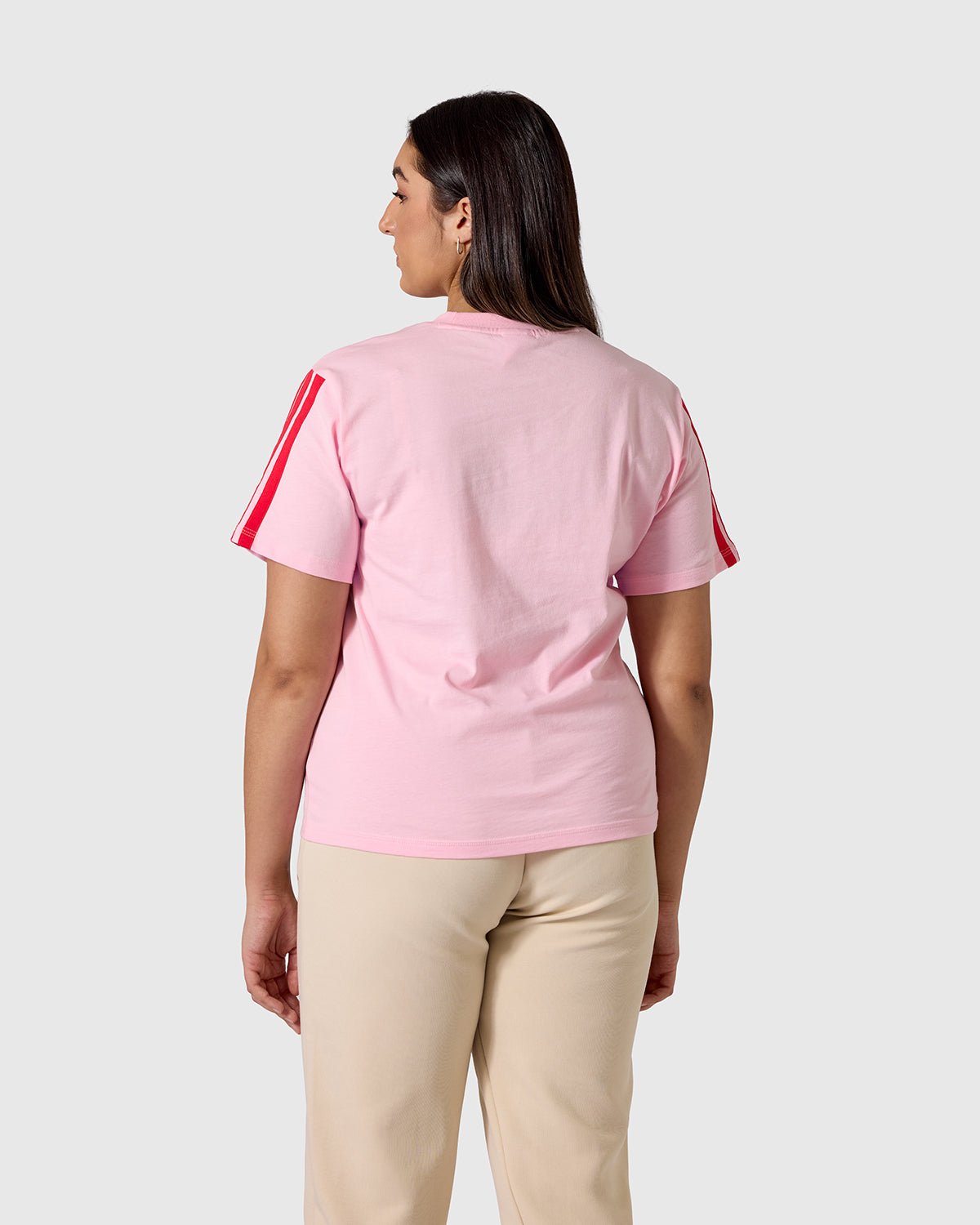 NFFC adidas Womens Ruby 3-Stripe T-Shirt - Nottingham Forest FC