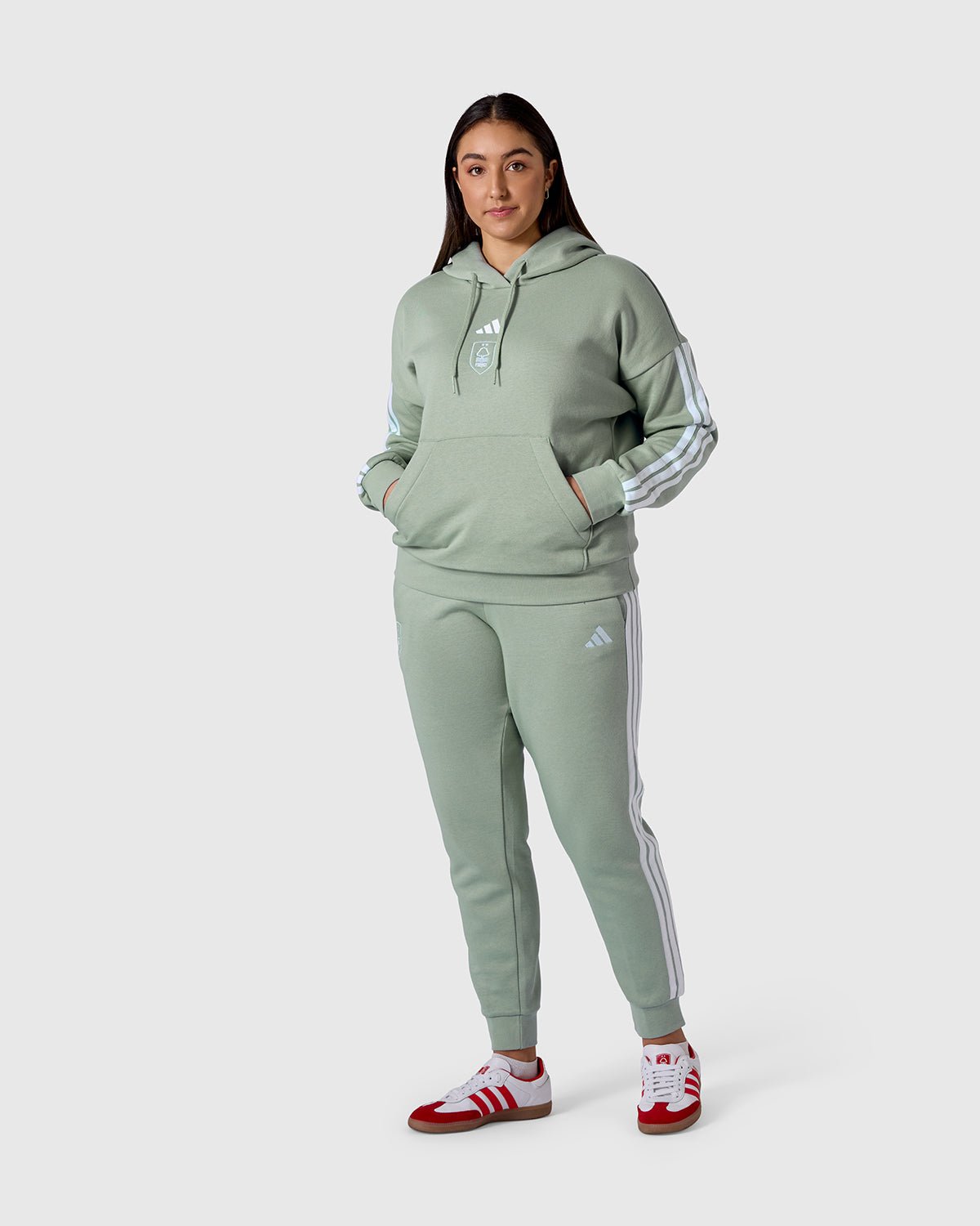 NFFC adidas Women's Sage 3-Stripe Pants - Nottingham Forest FC