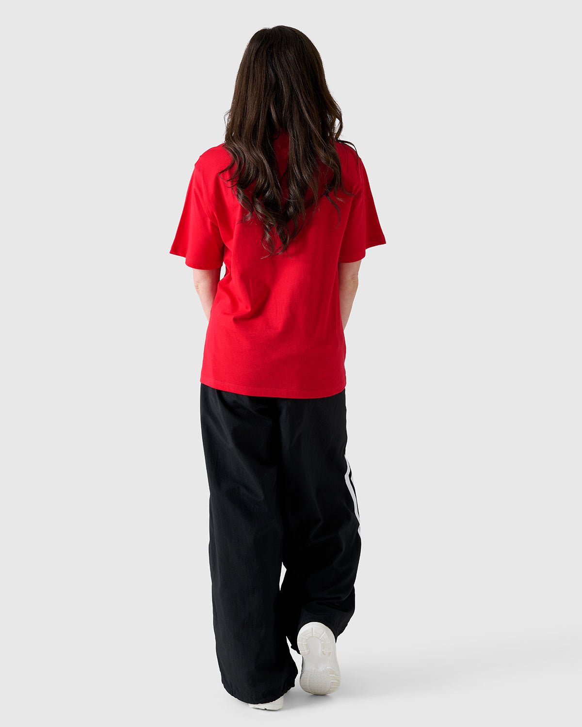 NFFC Adidas Women's Small Logo Red T-Shirt - Nottingham Forest FC