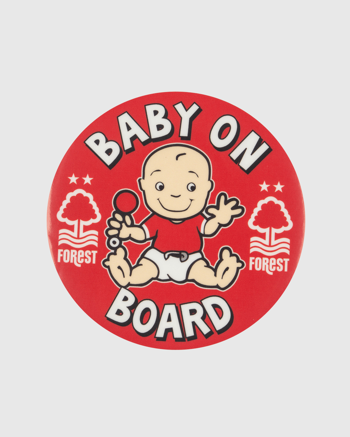 NFFC Baby on board Car sticker - Nottingham Forest FC