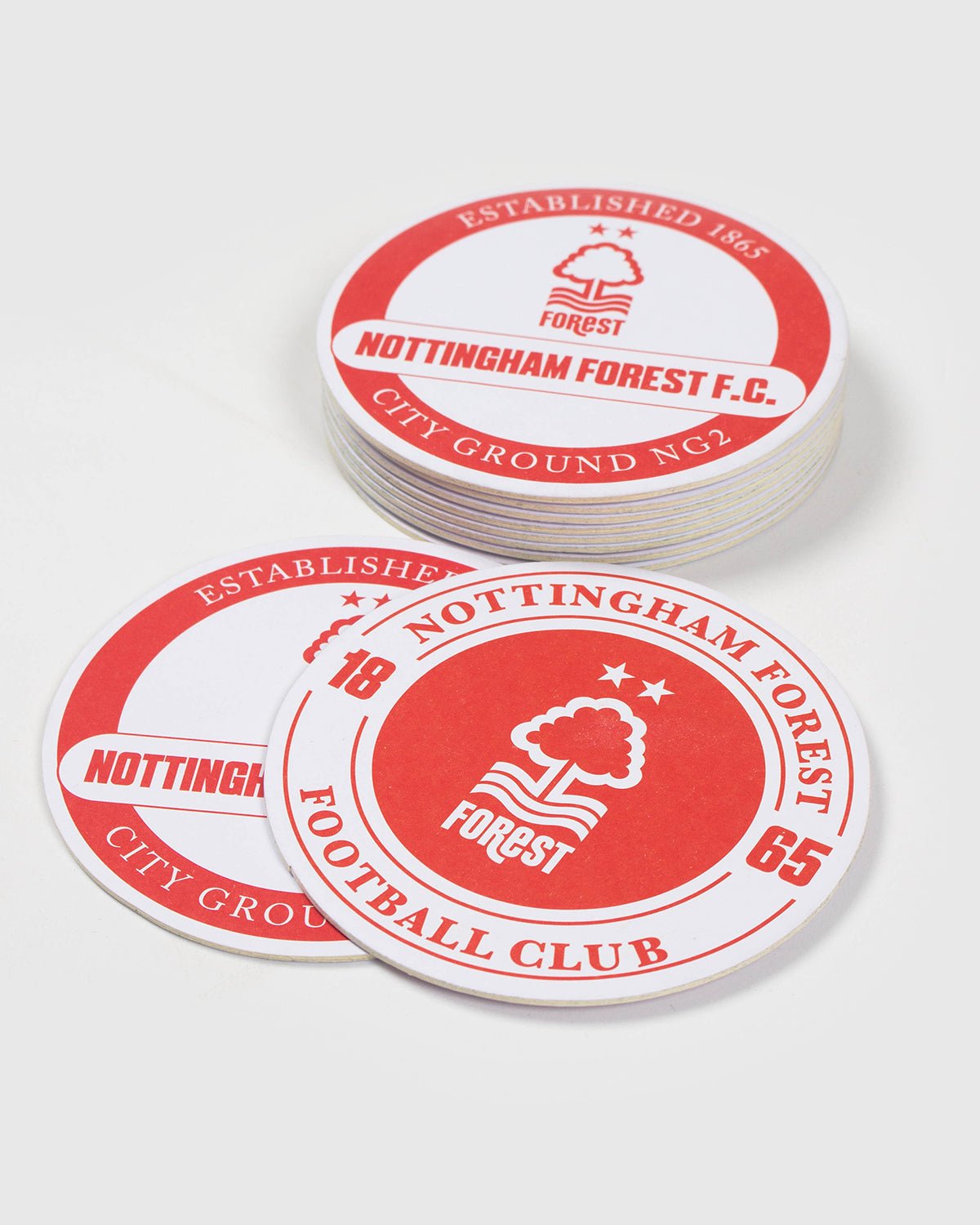NFFC Beer Mats - 10 Pack - Nottingham Forest FC