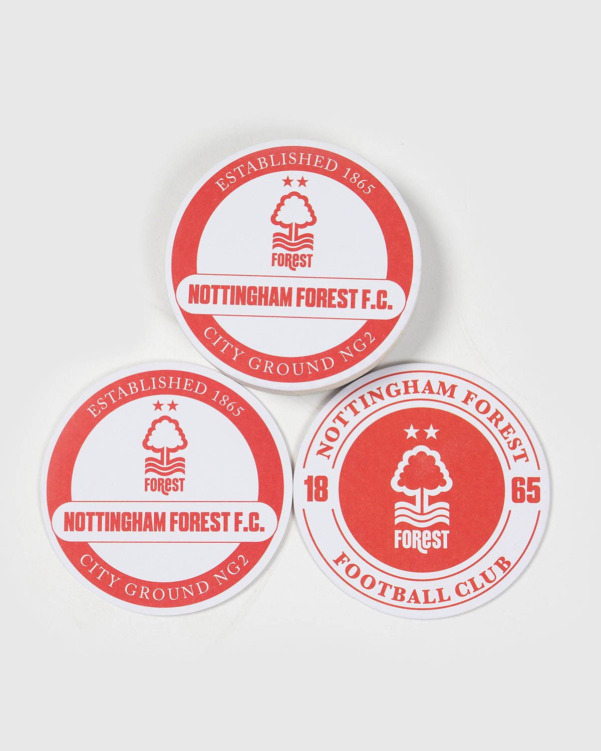 NFFC Beer Mats - 10 Pack - Nottingham Forest FC