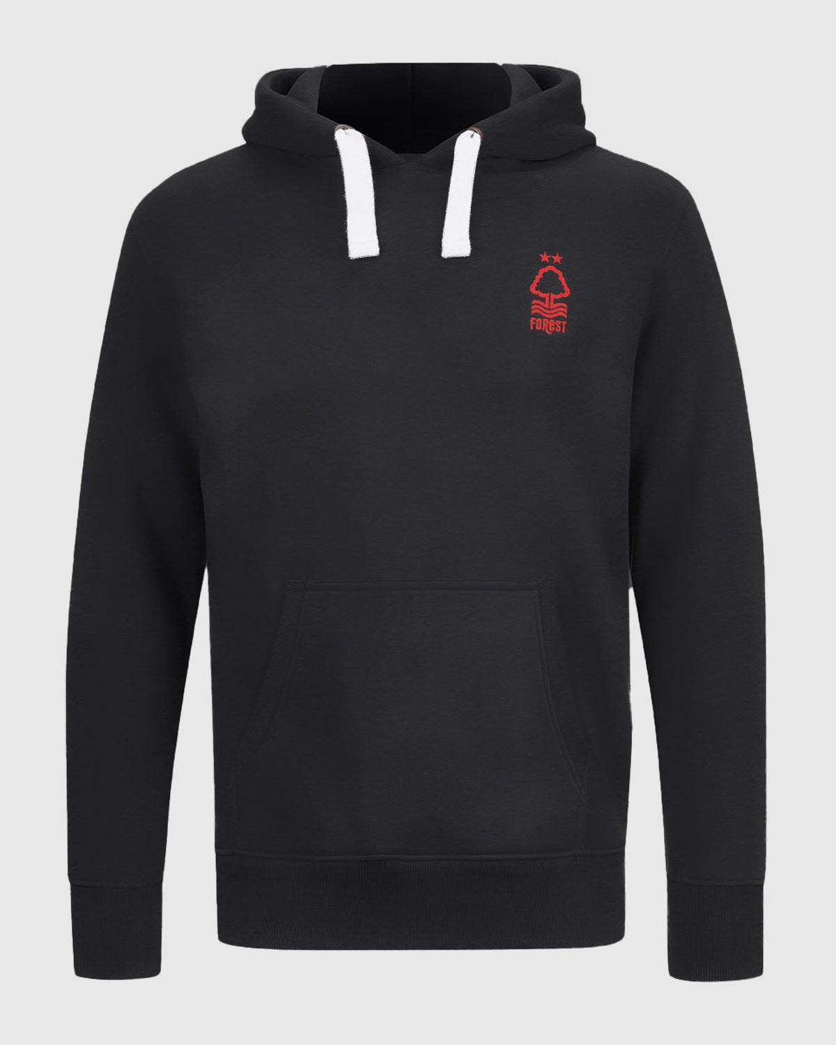 NFFC Black Essential Crest Hoodie - Nottingham Forest FC