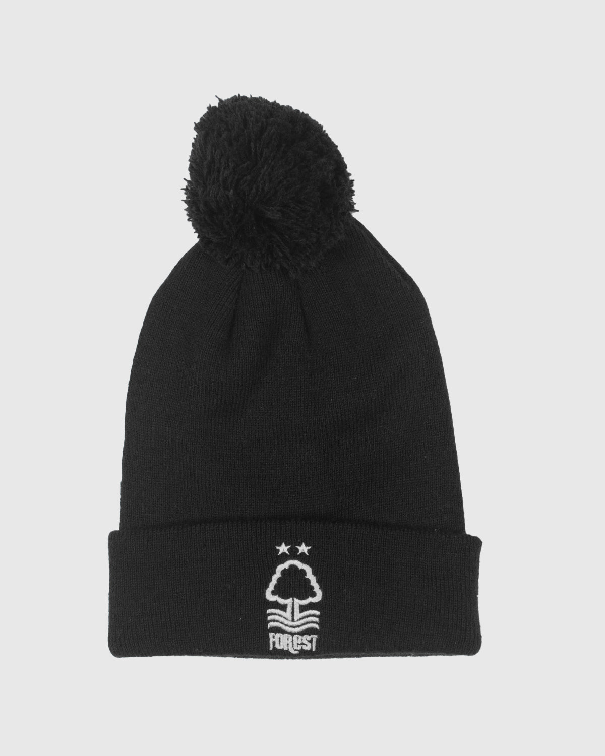 NFFC Black Junior Pom Pom Beanie - Nottingham Forest FC