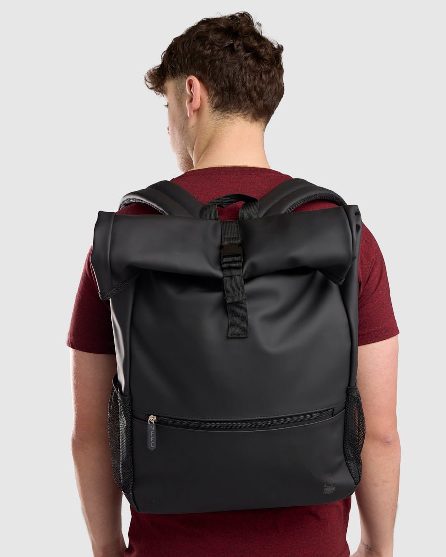 NFFC Black Lifestyle Roll Top Bag - Nottingham Forest FC
