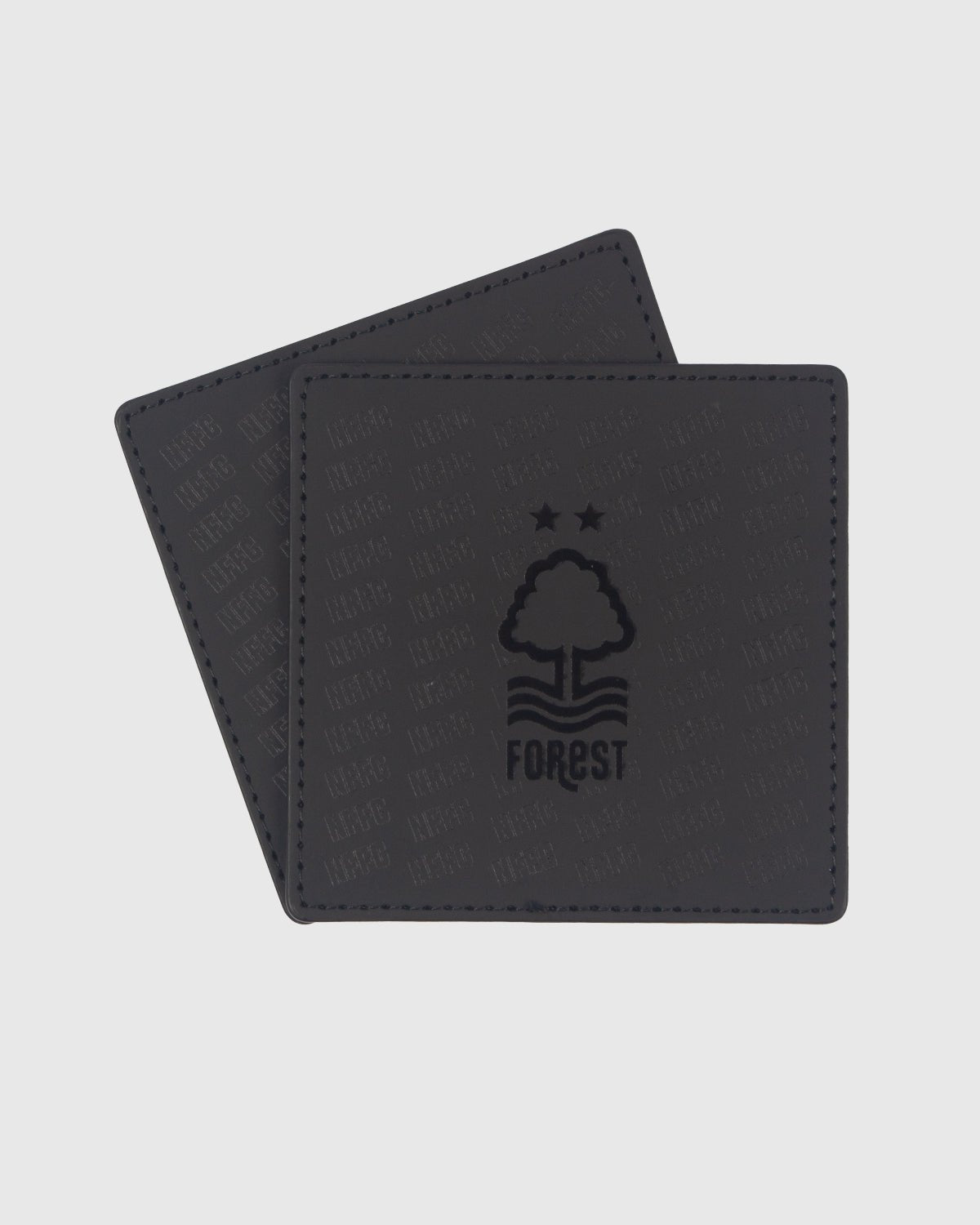 NFFC Black Out Coaster - 2 Pack - Nottingham Forest FC