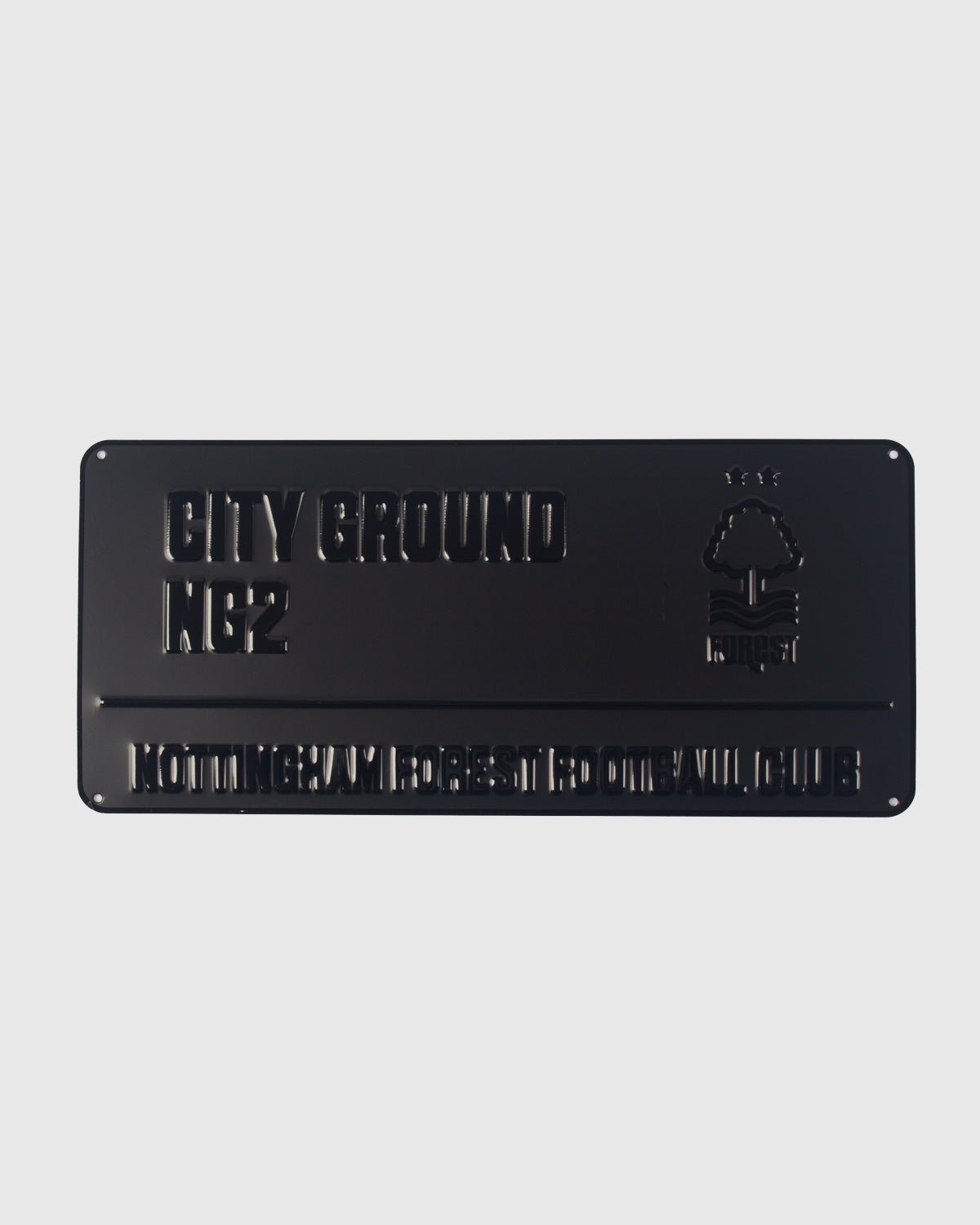 NFFC Black Out Street Sign - Nottingham Forest FC