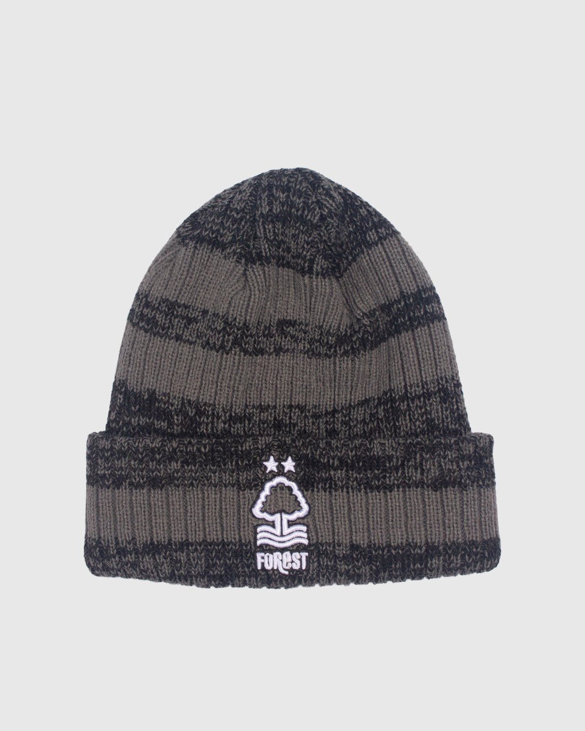 NFFC Black Rib Mix Beanie Hat - Nottingham Forest FC