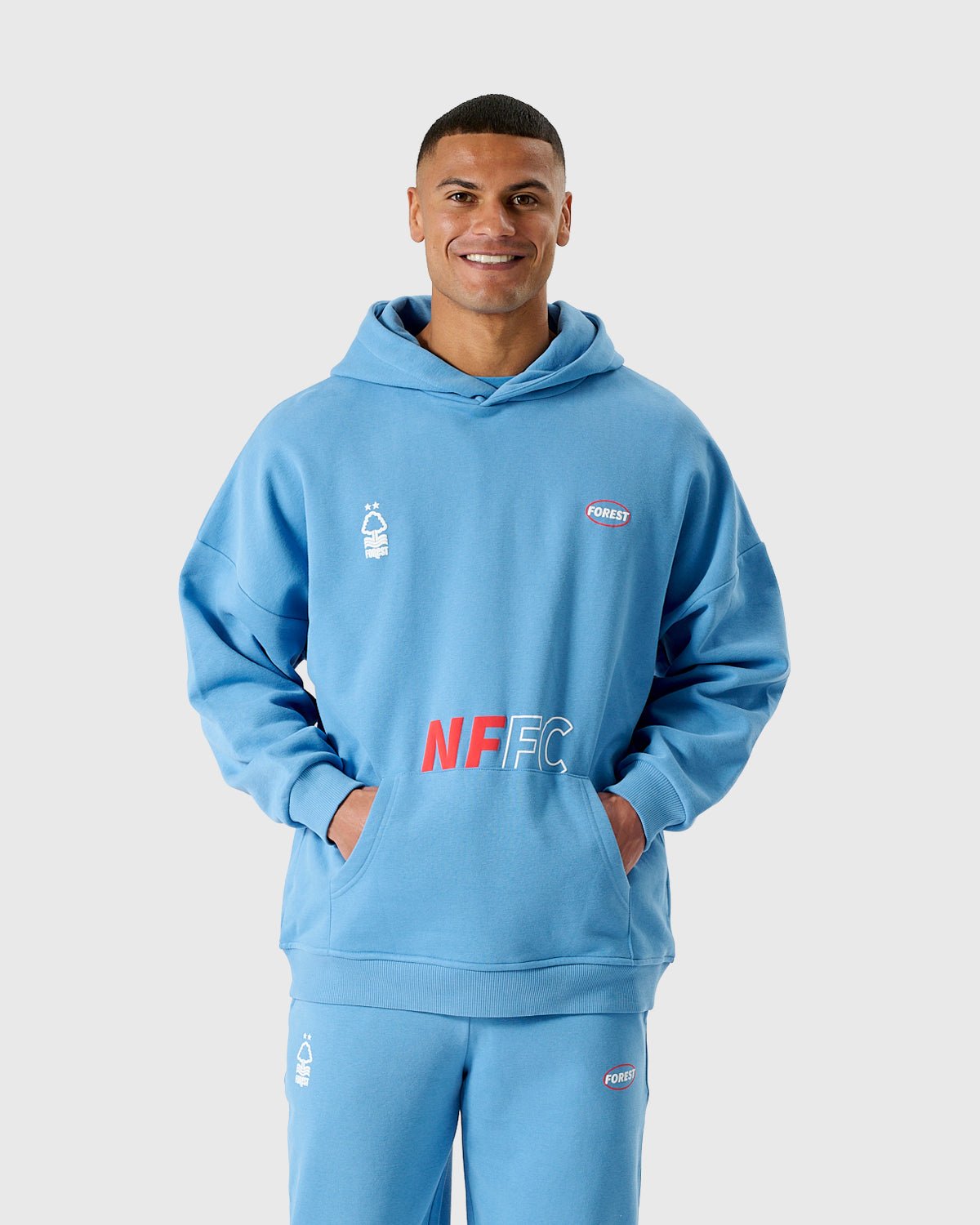 NFFC Blue NG2 Hoodie - Nottingham Forest FC