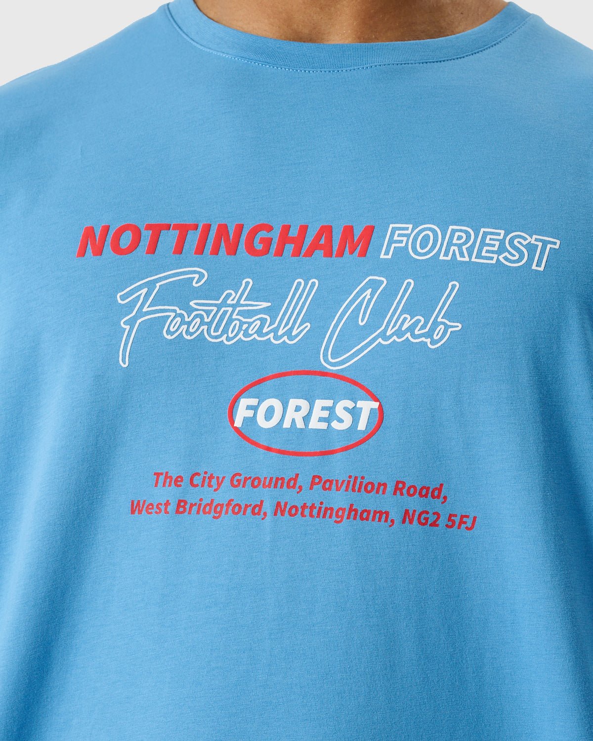 NFFC Blue NG2 Print T-Shirt - Nottingham Forest FC