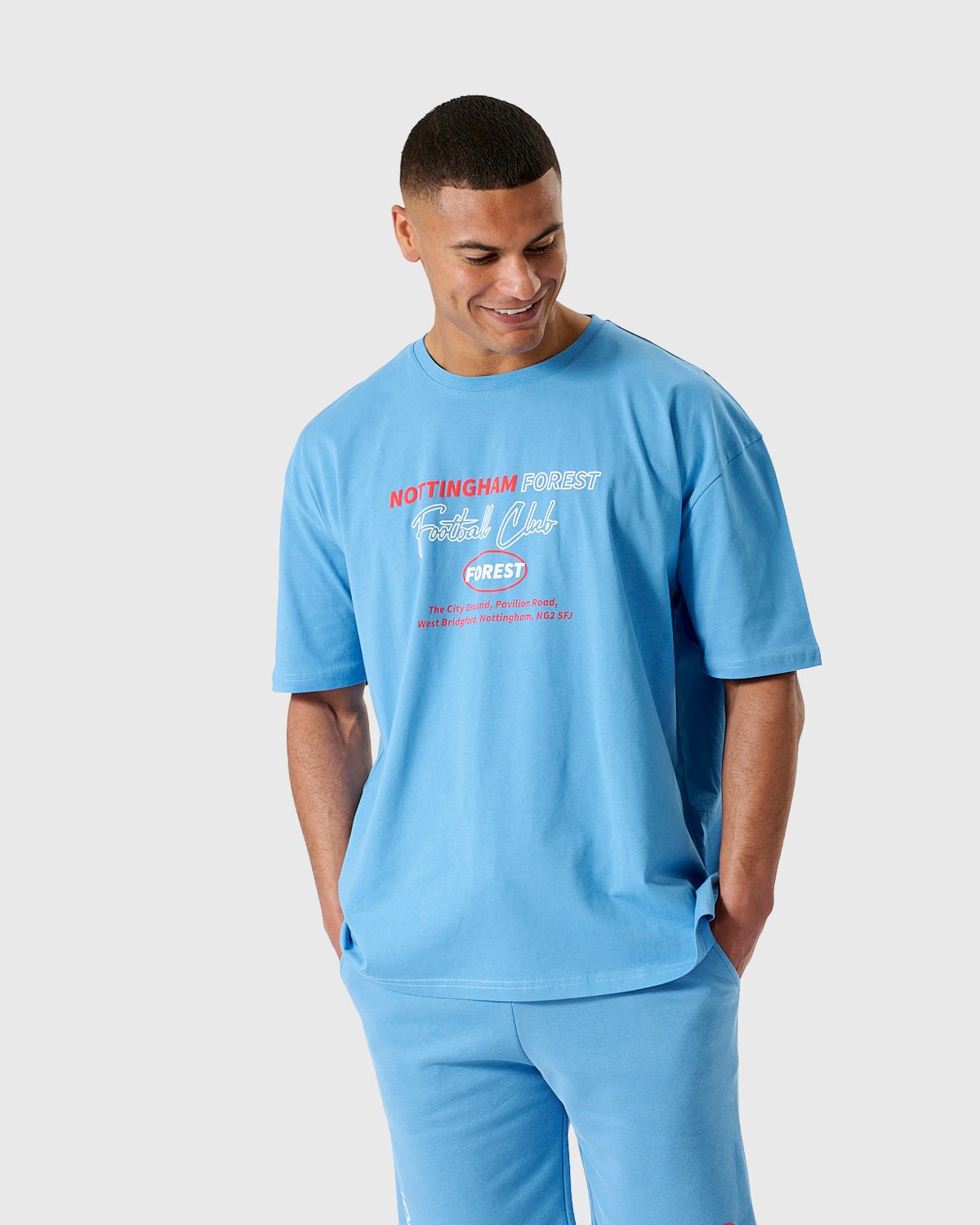 NFFC Blue NG2 Print T-Shirt - Nottingham Forest FC
