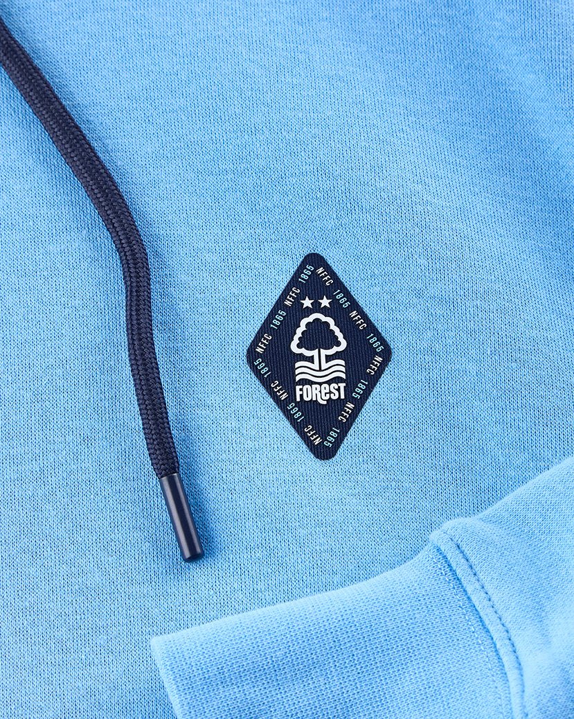NFFC Blue Stadium Print Hoodie - Nottingham Forest FC