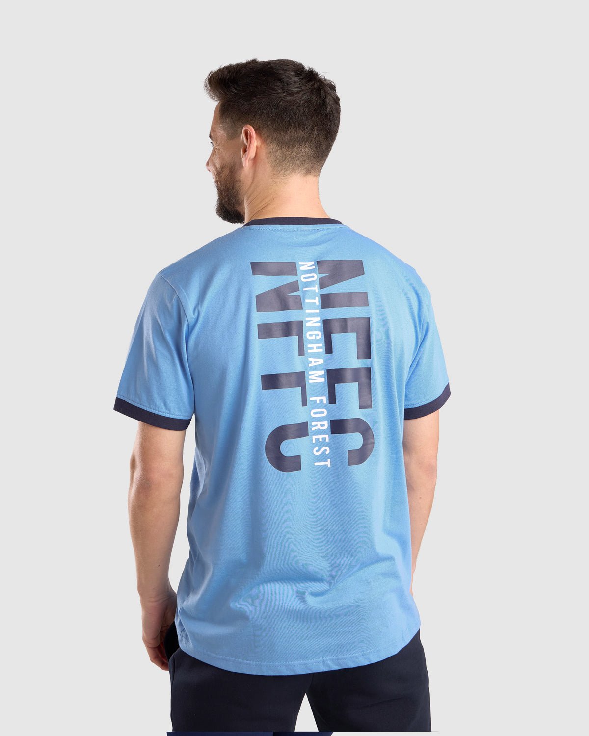 NFFC Blue Stadium Print T-Shirt - Nottingham Forest FC