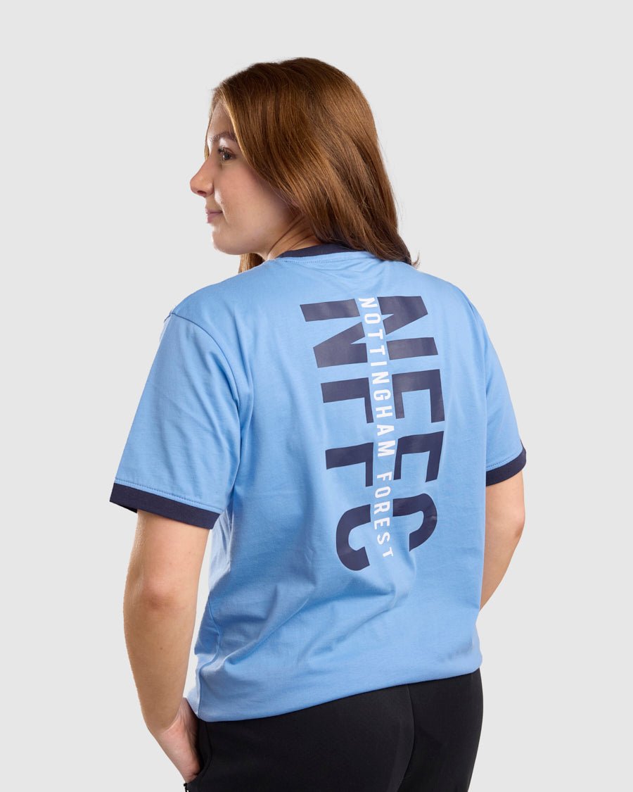 NFFC Blue Stadium Print T-Shirt - Nottingham Forest FC