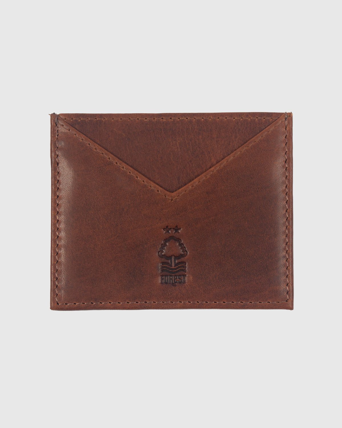 NFFC Brown Leather Card Holder - Nottingham Forest FC