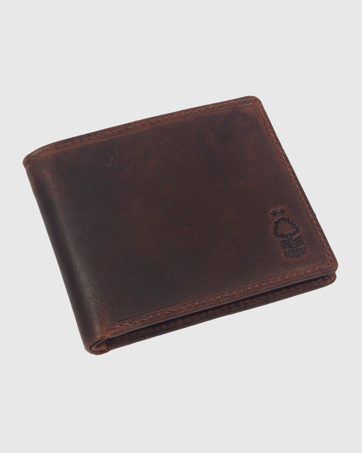 NFFC Brown Leather Wallet - Nottingham Forest FC