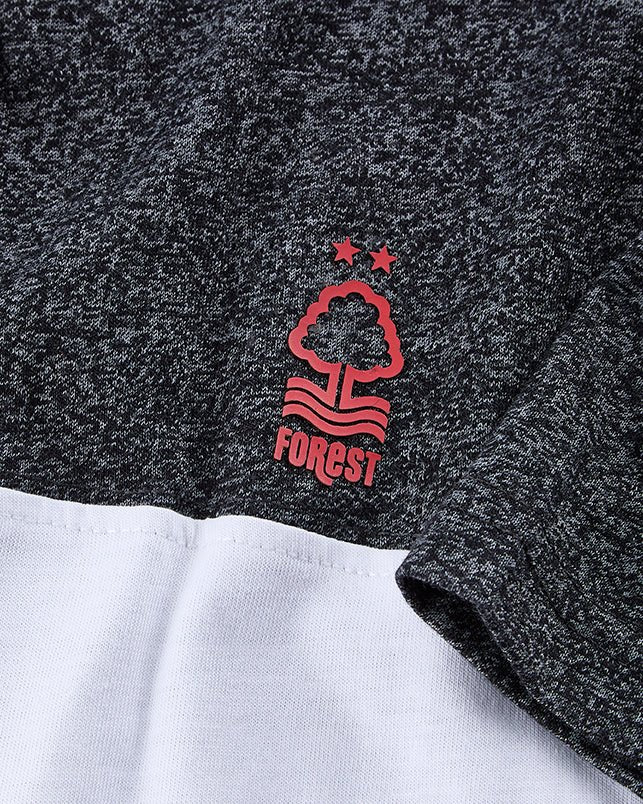 NFFC Bubble Knit Panel T-Shirt - Nottingham Forest FC