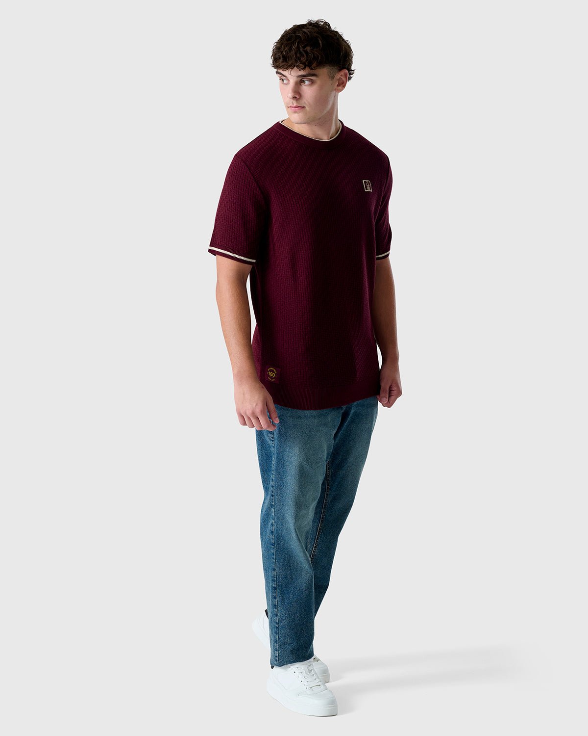 NFFC Burgundy Knit T-Shirt - Nottingham Forest FC