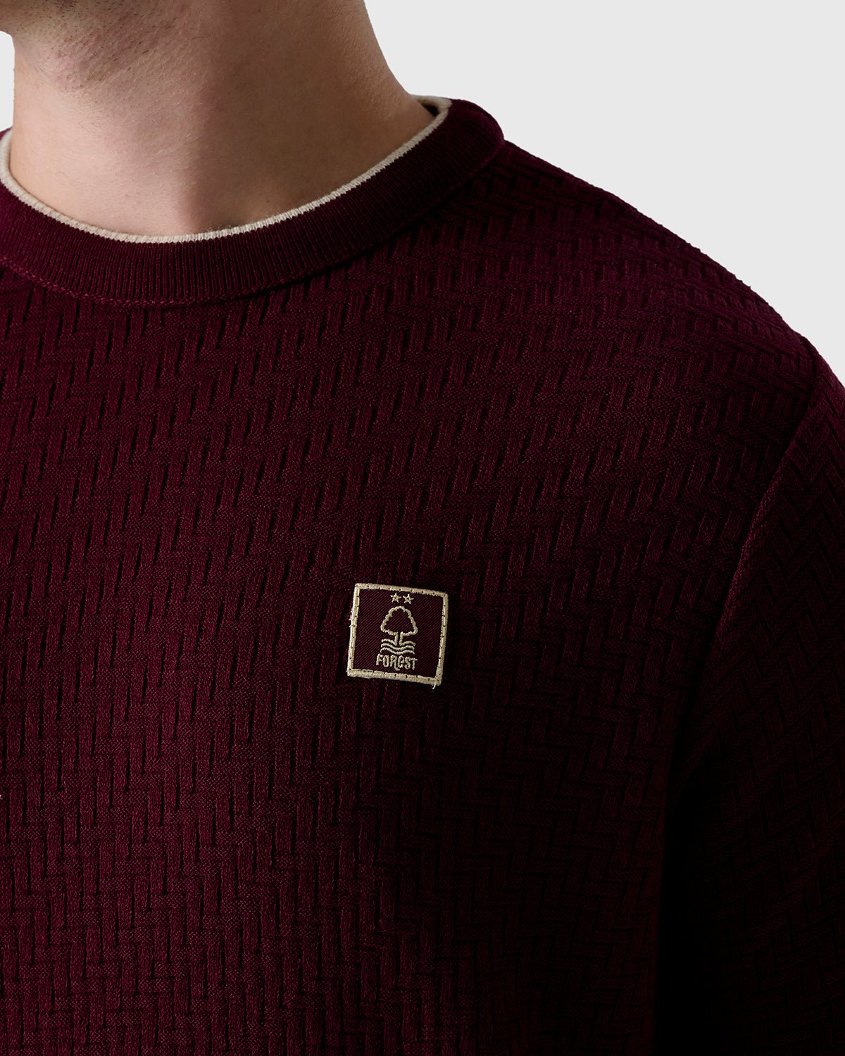 NFFC Burgundy Knit T-Shirt - Nottingham Forest FC