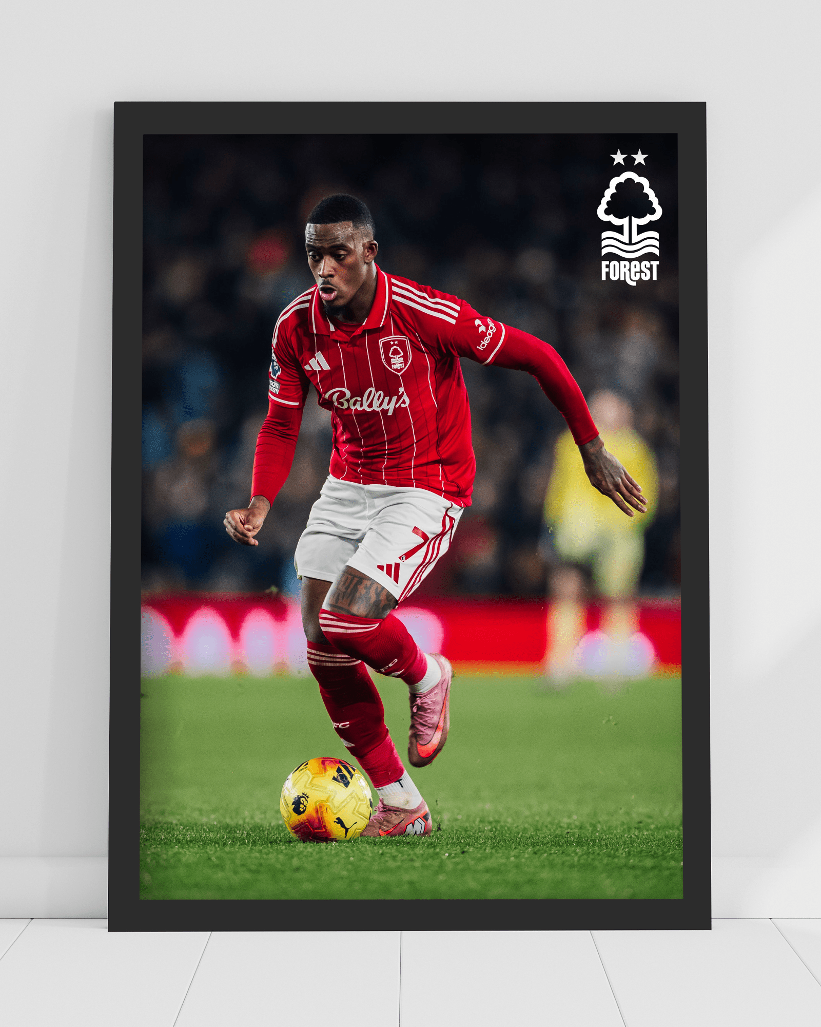 NFFC Callum Hudson-Odoi Action Shot Print - Framed/Unframed - Nottingham Forest FC