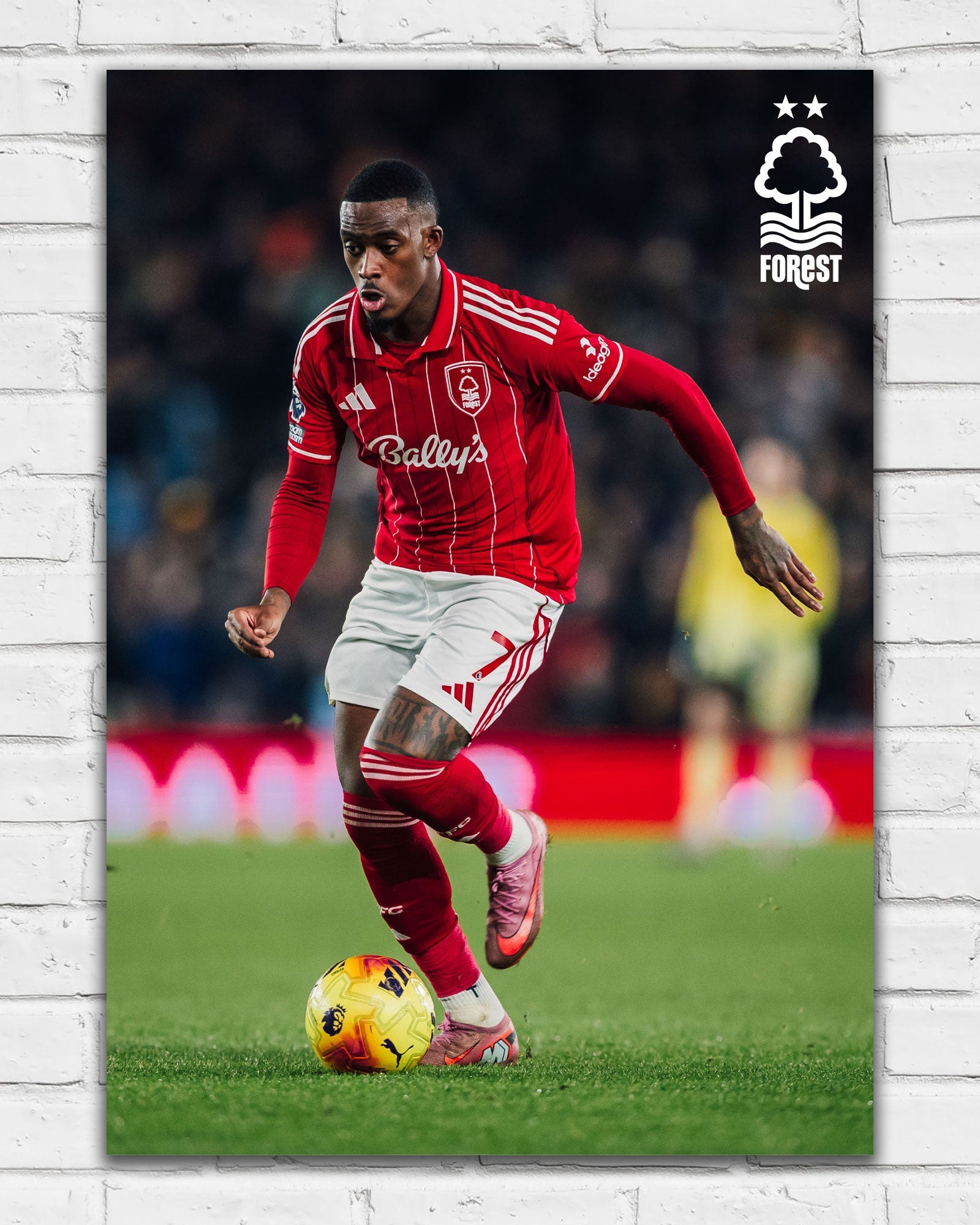 NFFC Callum Hudson-Odoi Action Shot Print - Framed/Unframed - Nottingham Forest FC