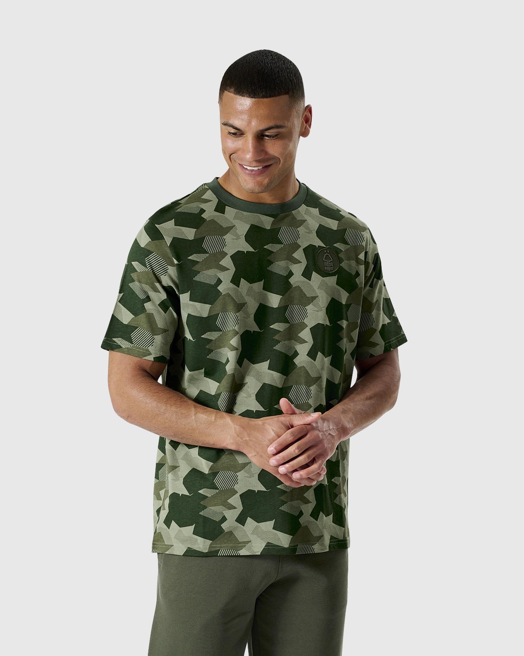 NFFC Camo All Over Print T-Shirt - Nottingham Forest FC