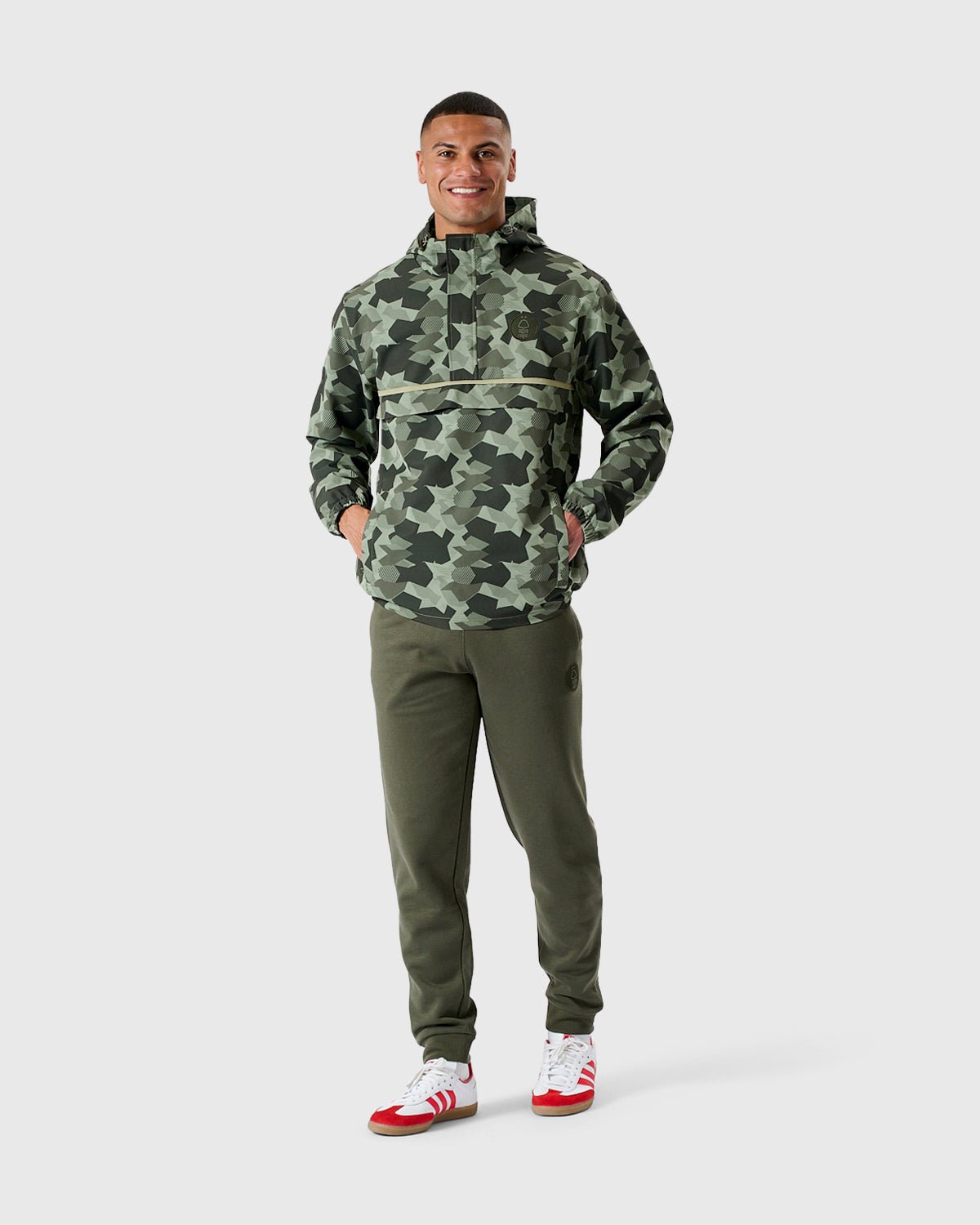 NFFC Camo All Over Print Windbreaker - Nottingham Forest FC