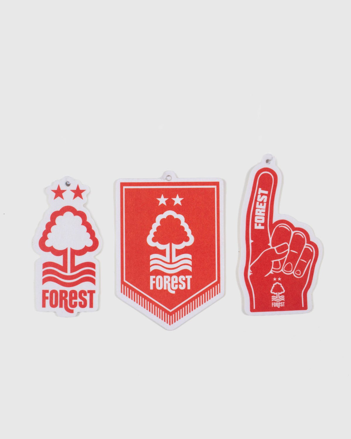 NFFC Car Air Freshener - 3 Pack - Nottingham Forest FC