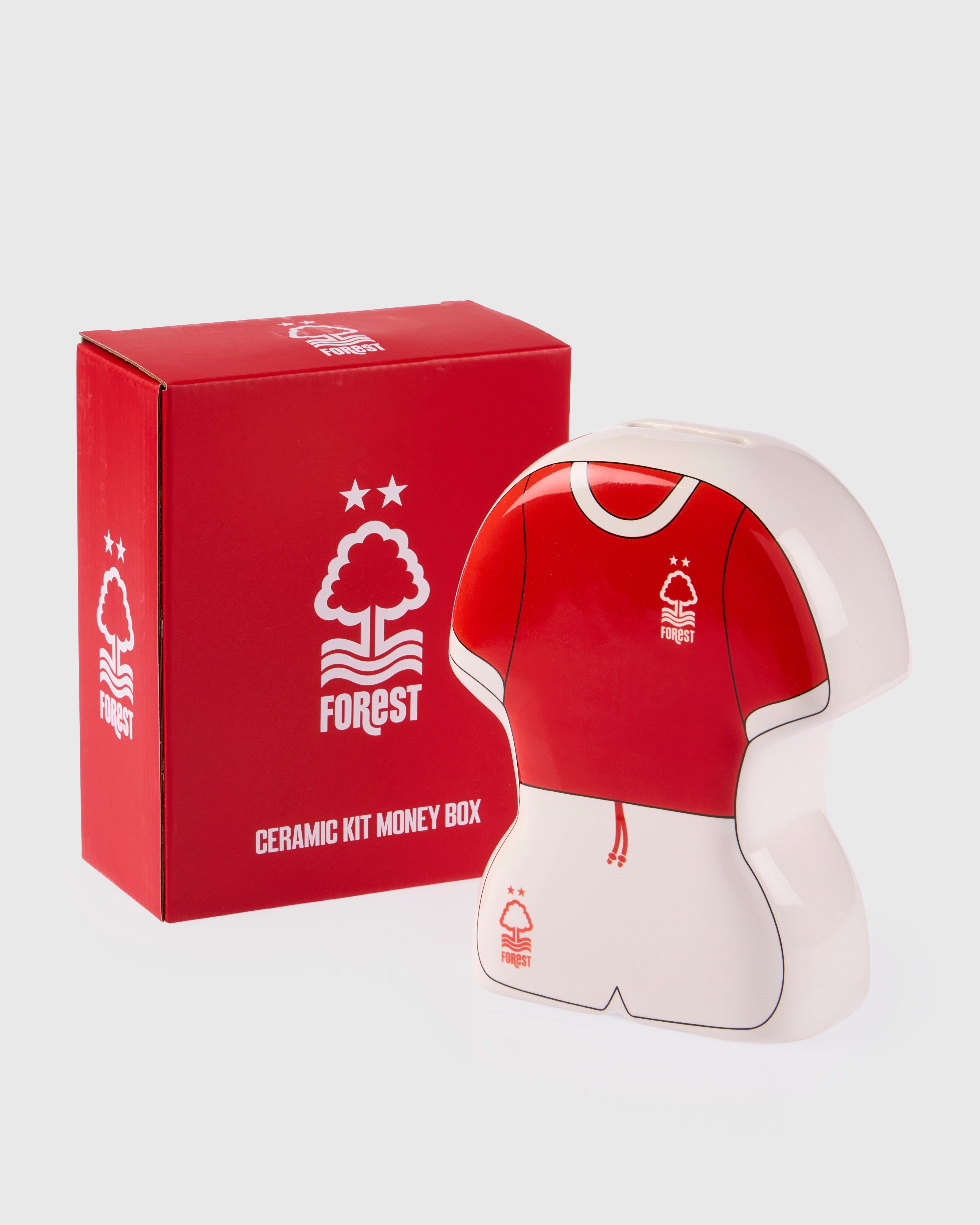 NFFC Ceramic Kit Money Box - Nottingham Forest FC