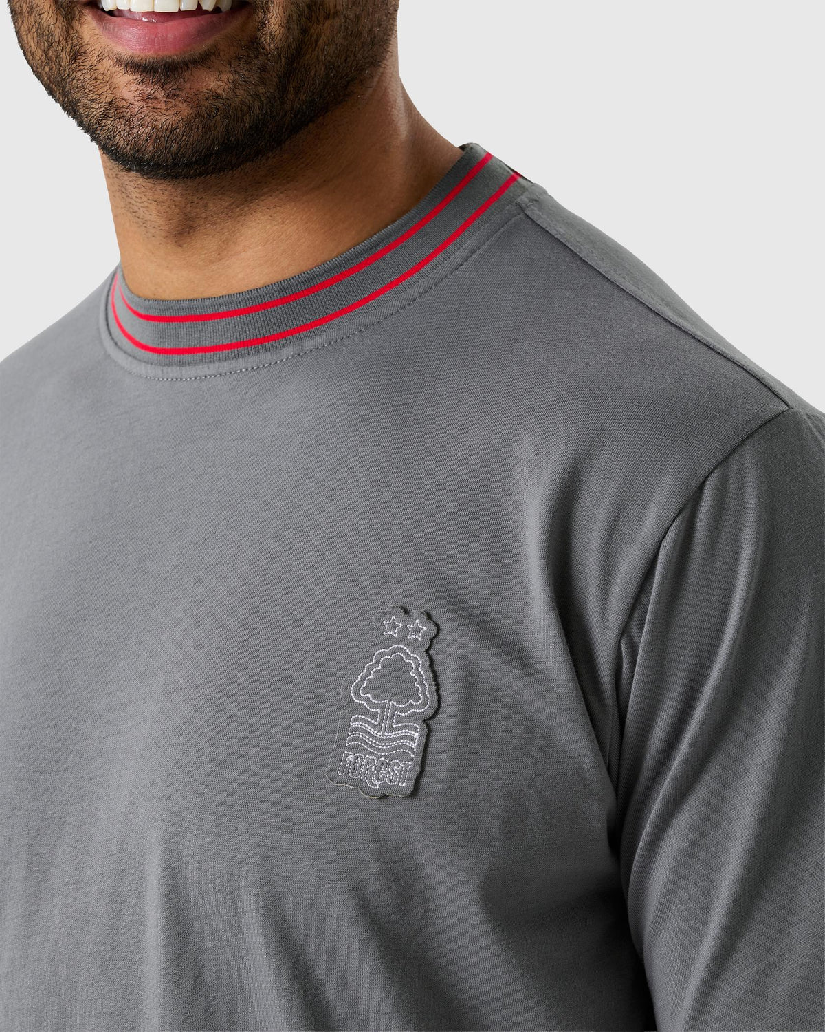 NFFC Charcoal Outline T-Shirt - Nottingham Forest FC