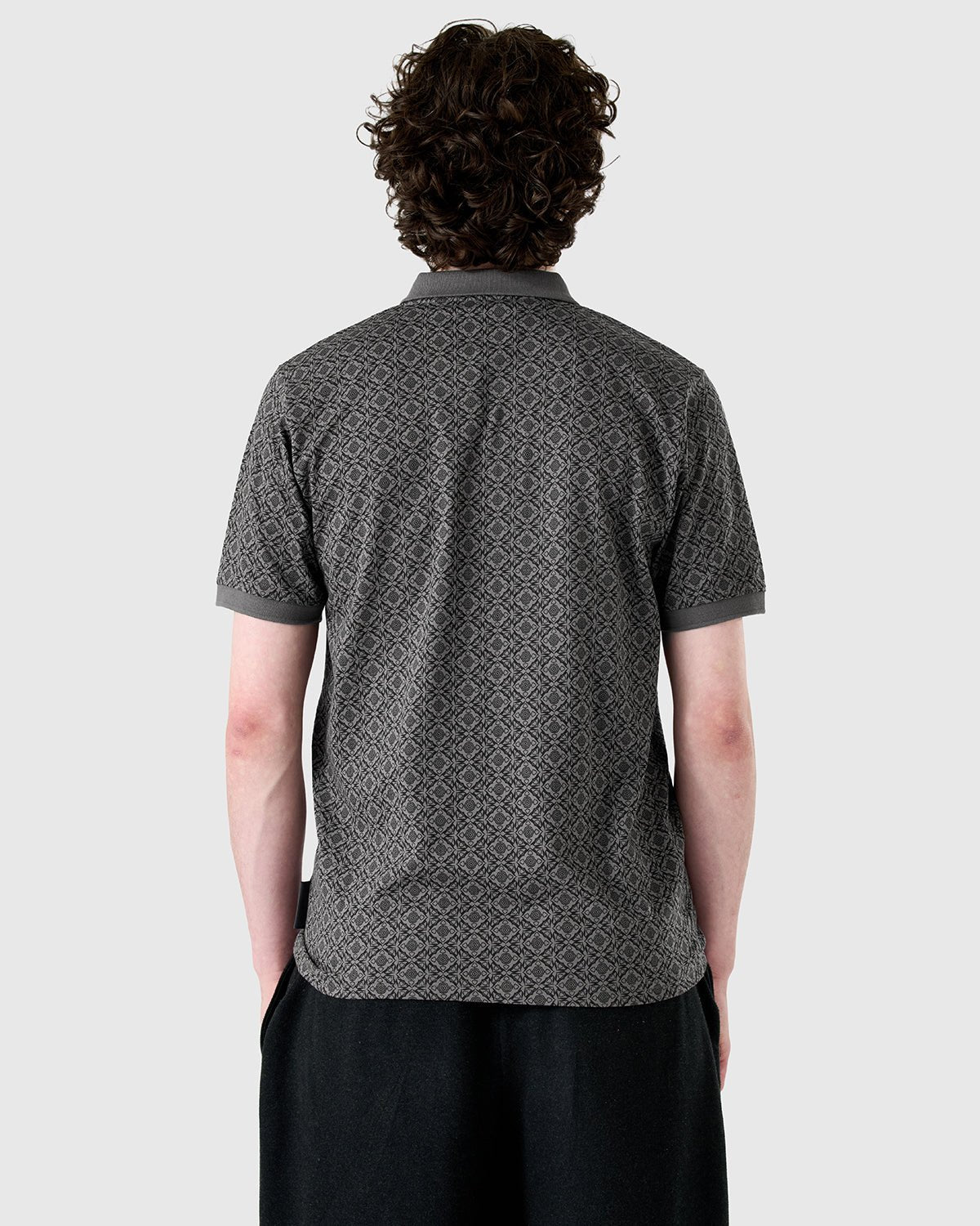 NFFC Charcoal Weekend Edit AOP Polo - Nottingham Forest FC