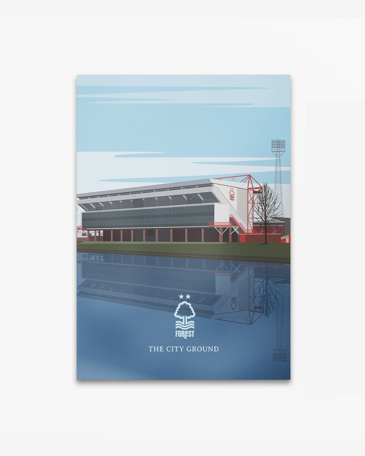 NFFC City Ground A3 Print - Nottingham Forest FC