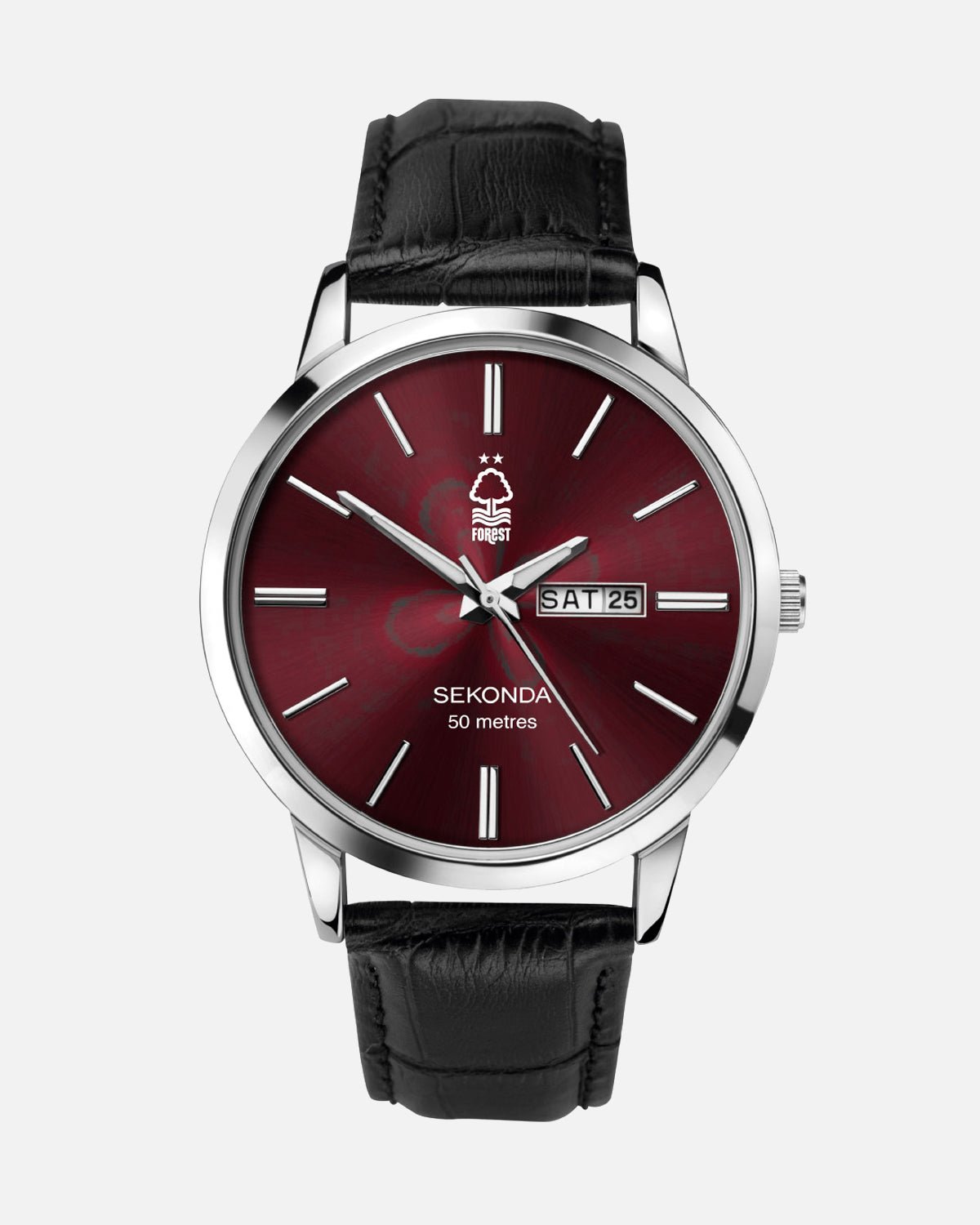 NFFC Classic Leather Strap Watch - Nottingham Forest FC