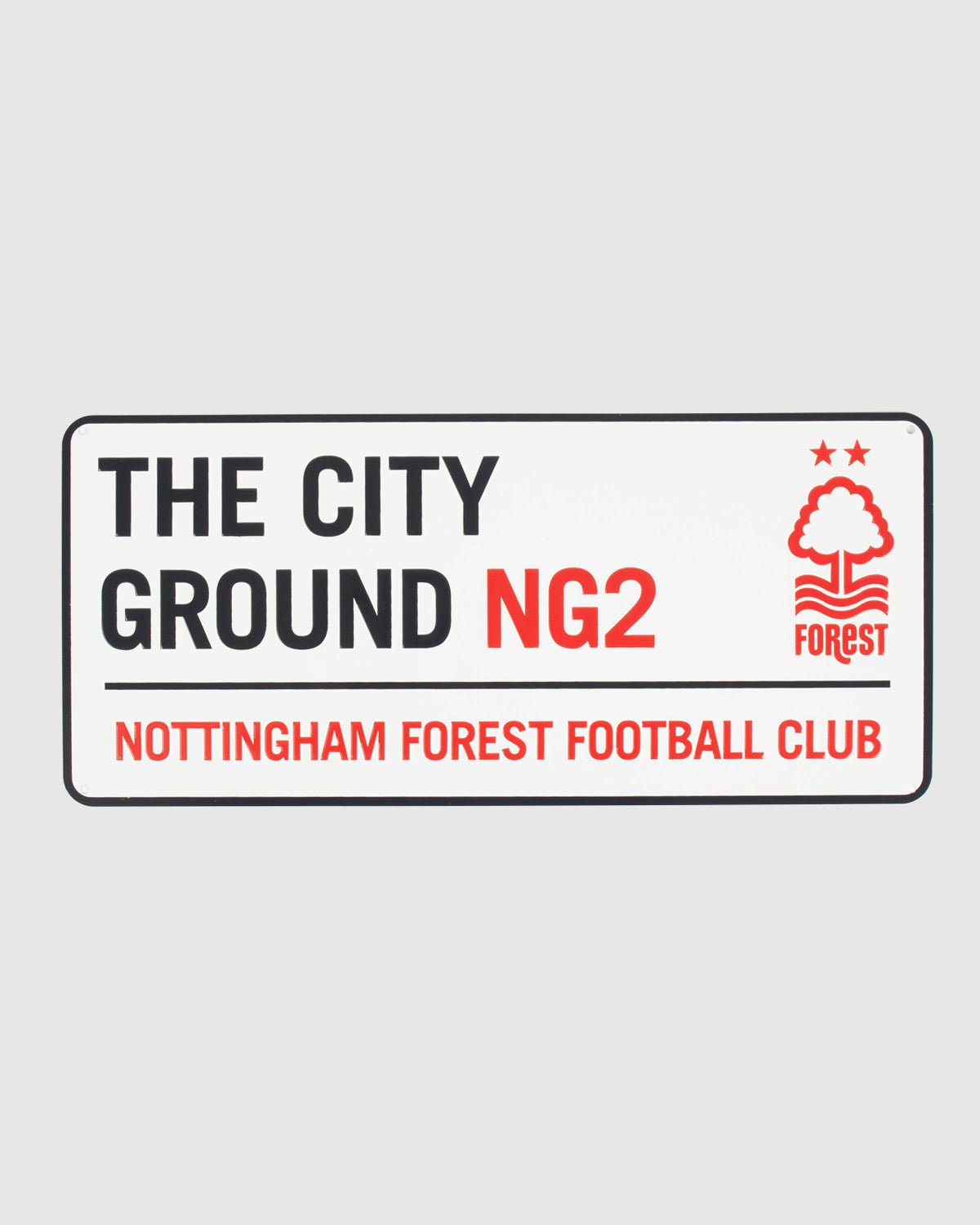 NFFC Classic Street Sign - Nottingham Forest FC